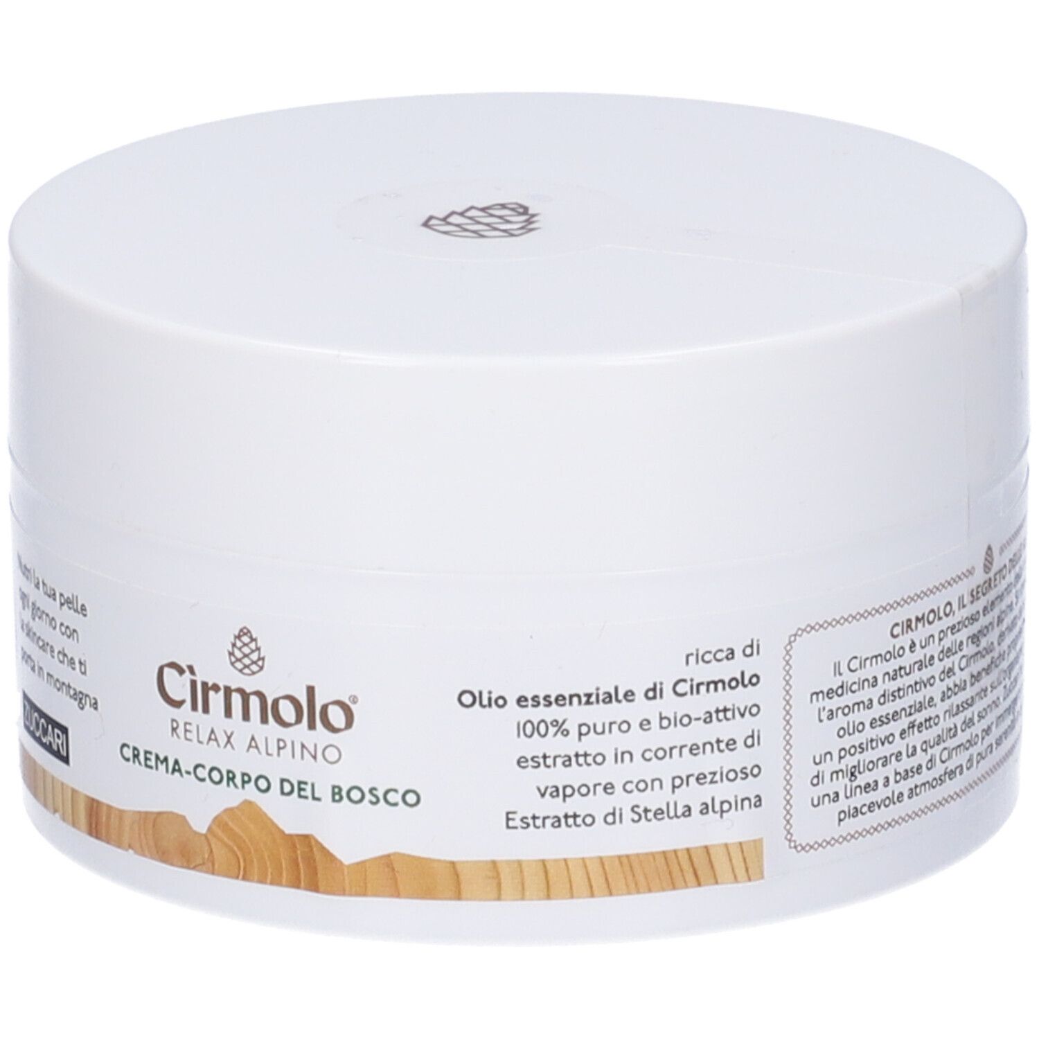 Cirmolo Relax Alpino-Crema Corpo Del Bosco Vaso