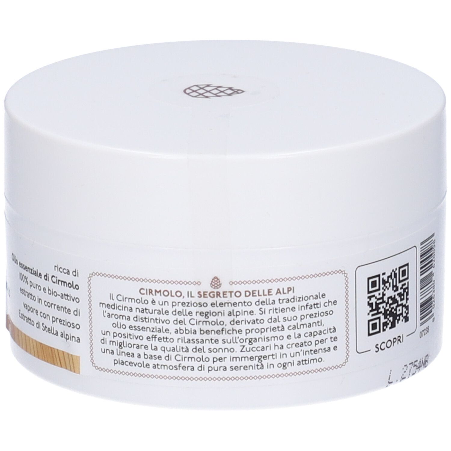 Cirmolo Relax Alpino-Crema Corpo Del Bosco Vaso