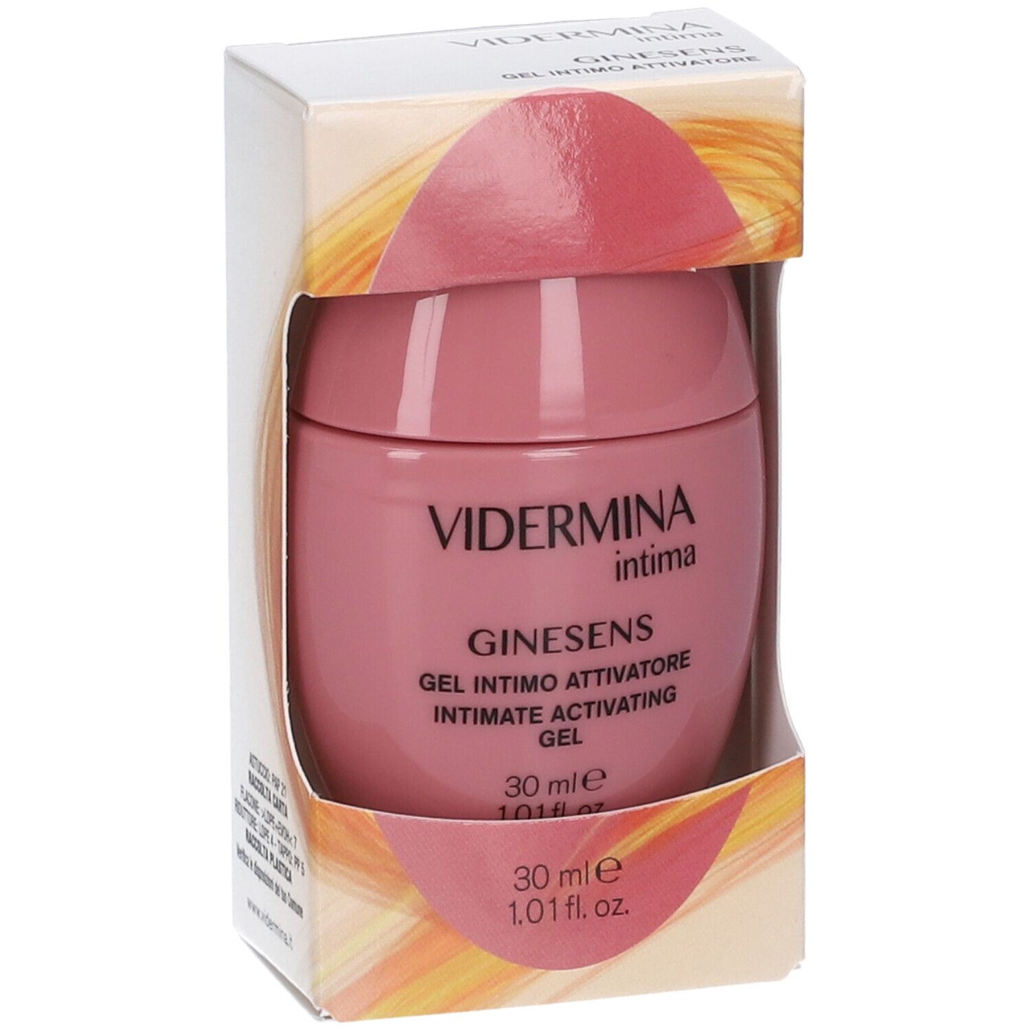Vidermina Intima Ginesens Gel Intimo Attivatore in flacone rosa, 30 ml.