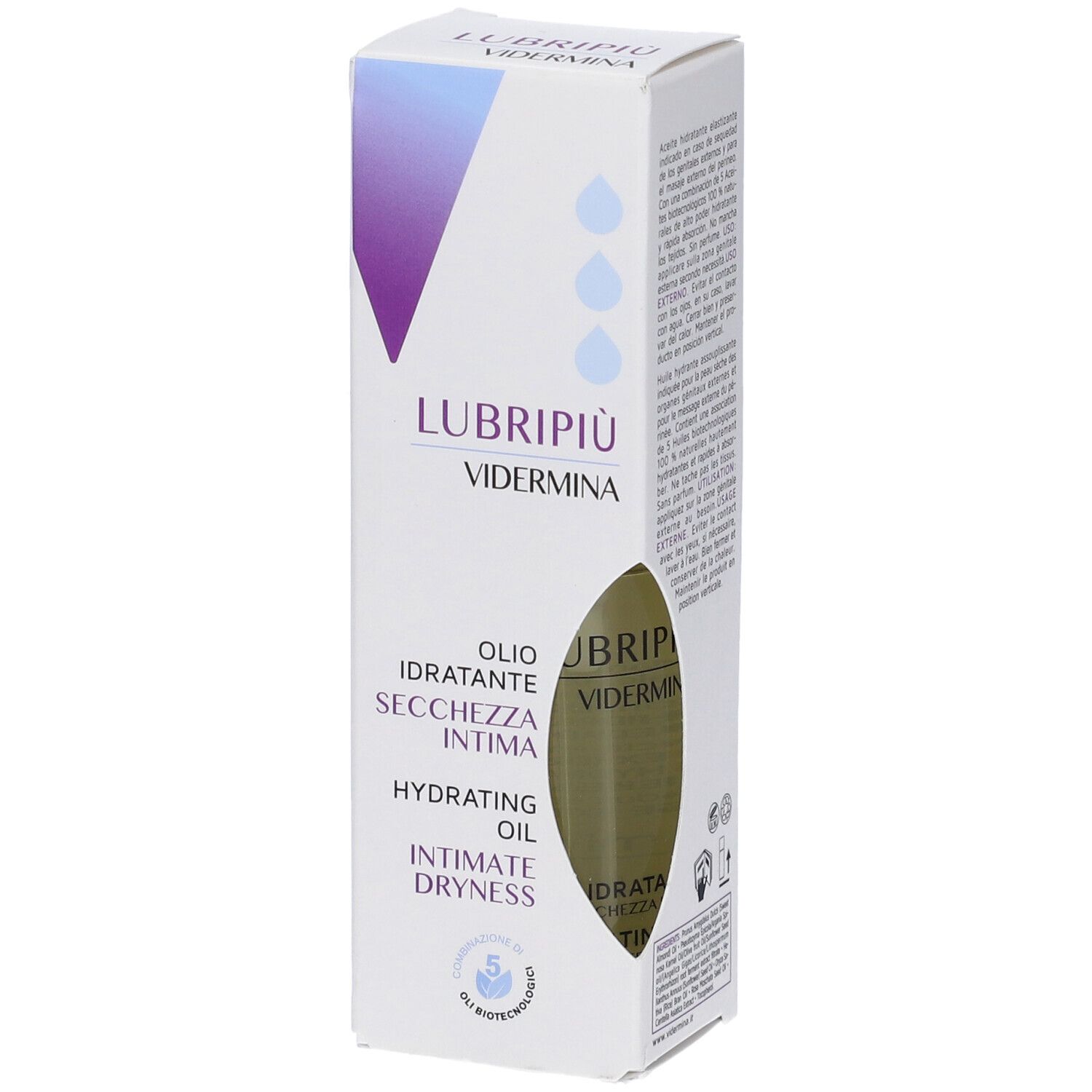 Vidermina Lubripiu' Olio Idratante 30 Ml