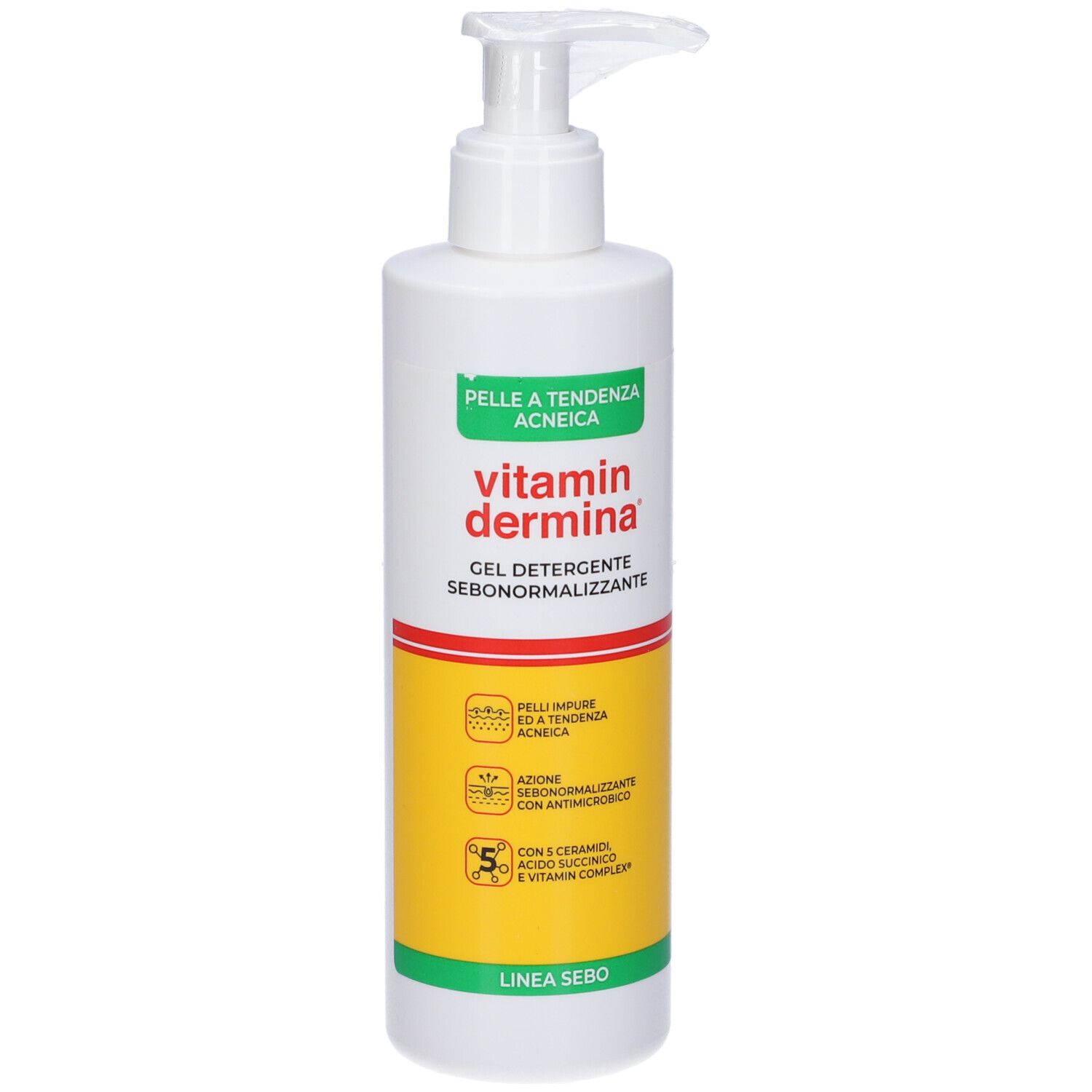 Vitamin Dermina Gel Detergente Sebonormalizzante