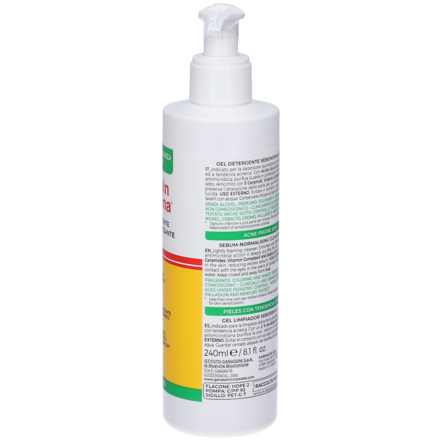 Vitamin Dermina Gel Detergente Sebonormalizzante