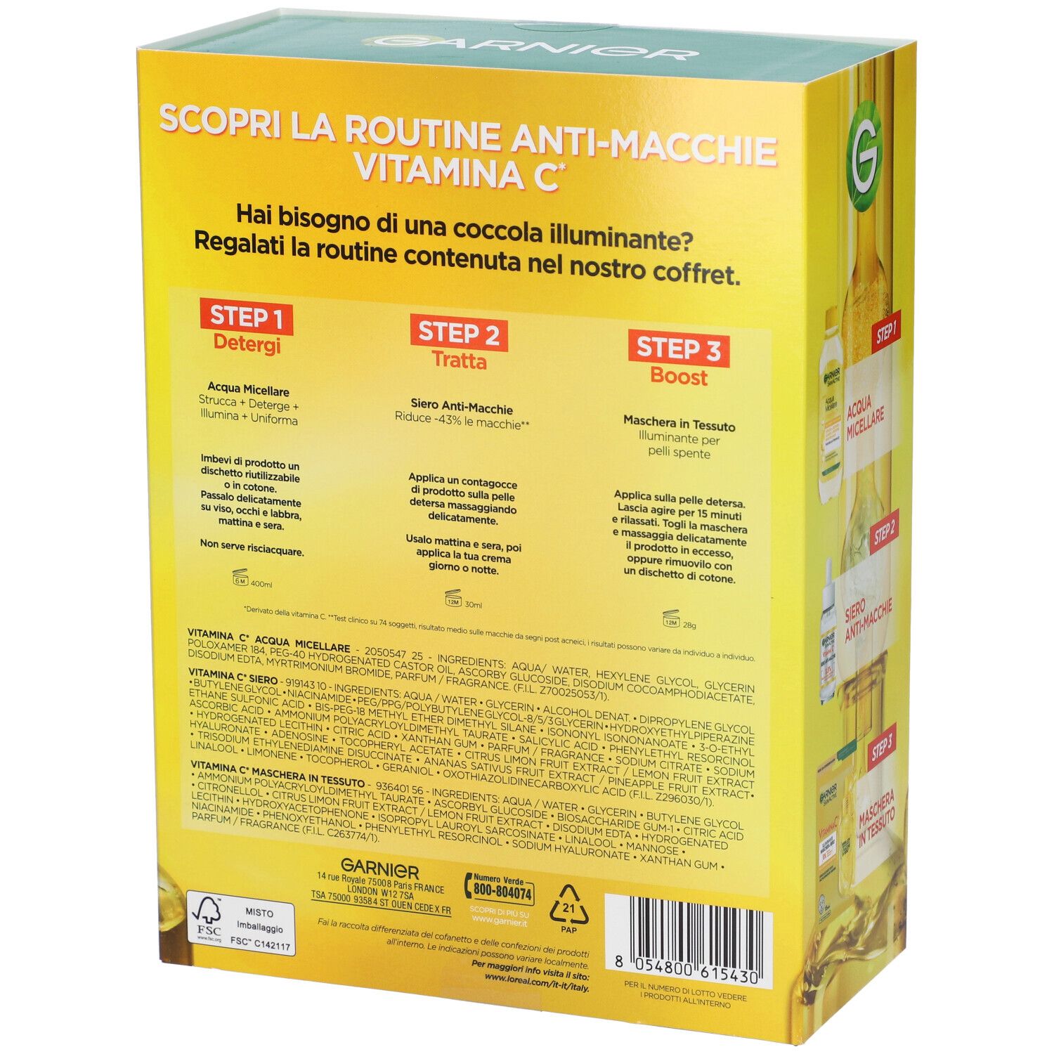 Garnier Vitamin C Set Routine Anti-Macchie