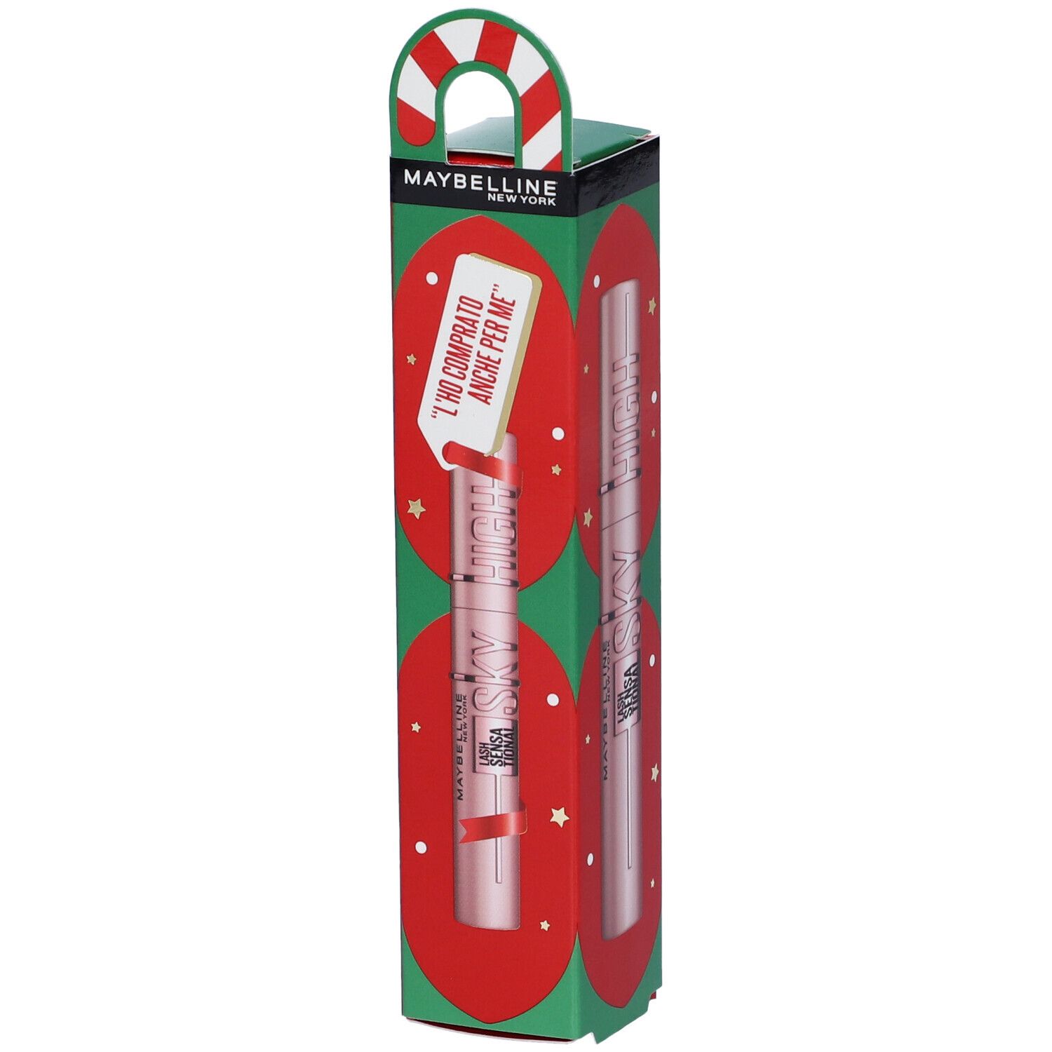 Maybelline New York Mascara Ciglia Sensazionali Sky High Tonalitá Black in Confezione Regalo