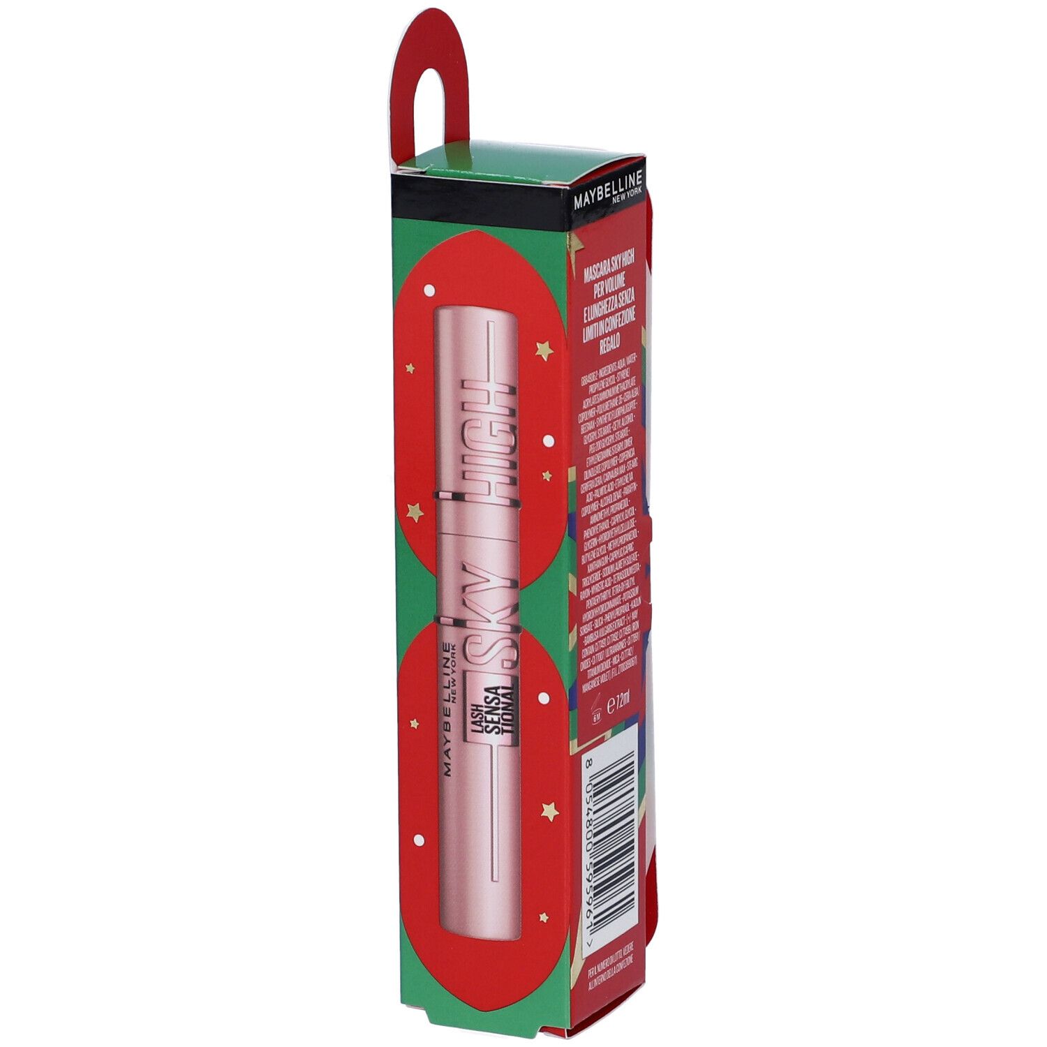 Maybelline New York Mascara Ciglia Sensazionali Sky High Tonalitá Black in Confezione Regalo