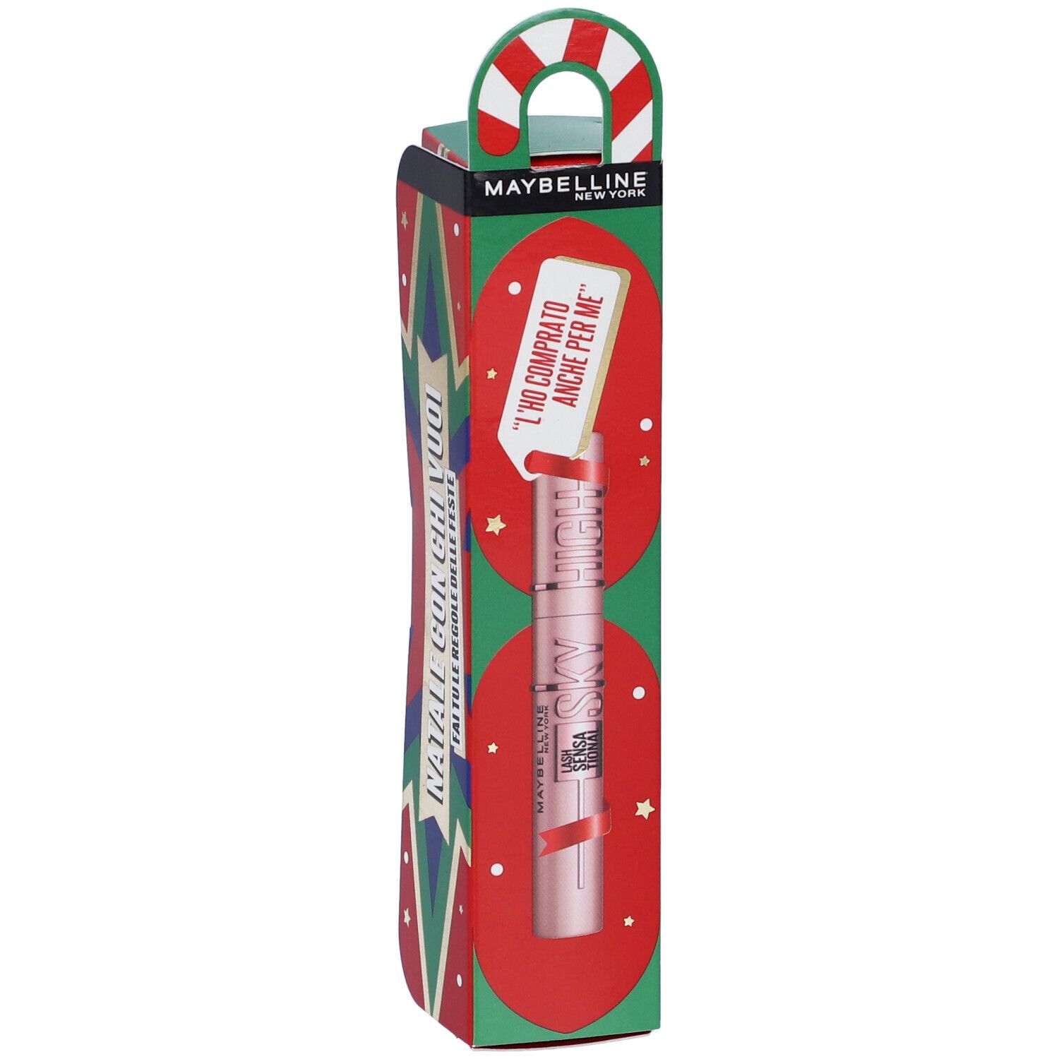 Maybelline New York Mascara Ciglia Sensazionali Sky High Tonalitá Black in Confezione Regalo