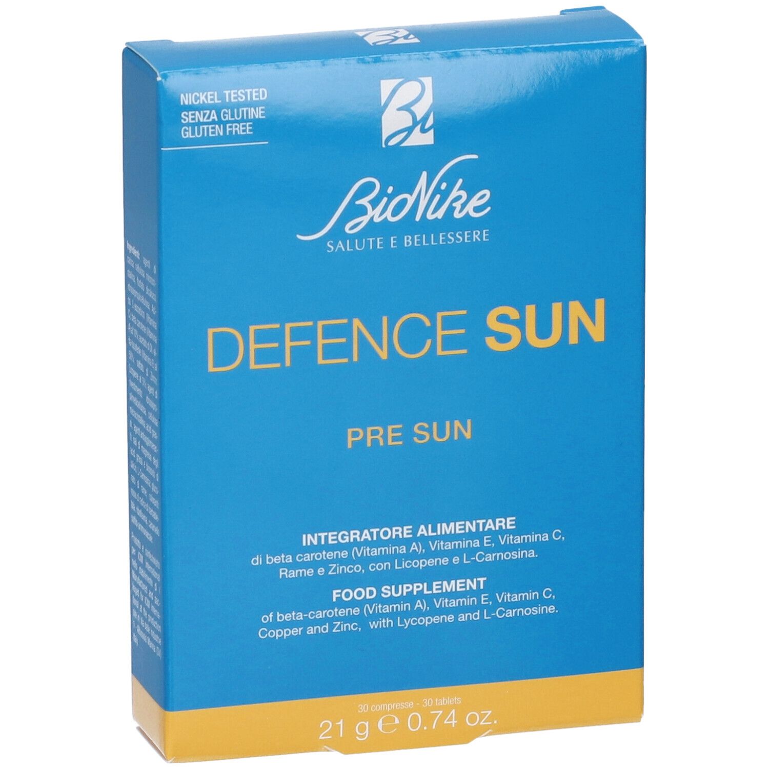 BioNike Defence Sun Pre Sun Integratore Alimentare Compresse