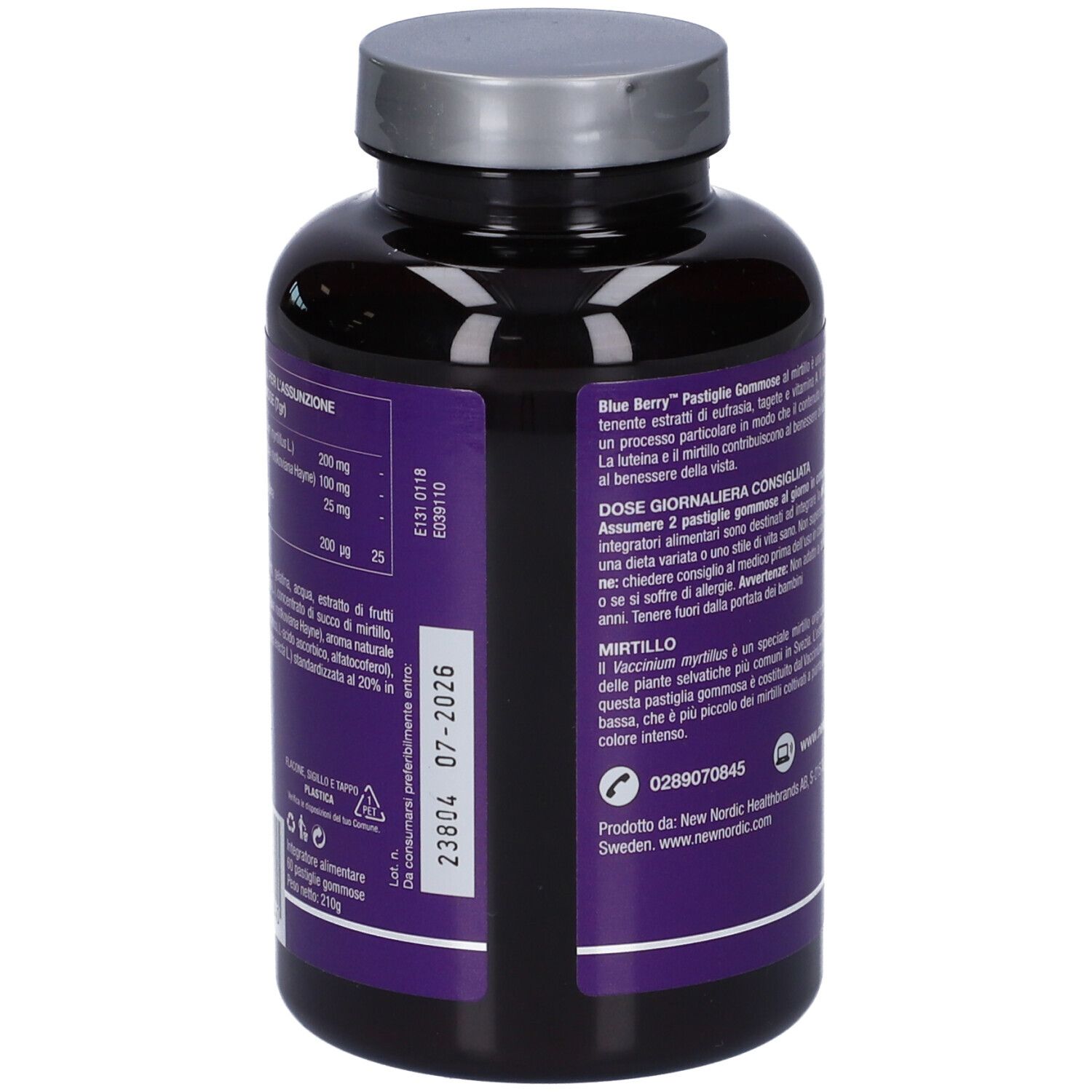 Blue Berry 60 Pastiglie Gommose