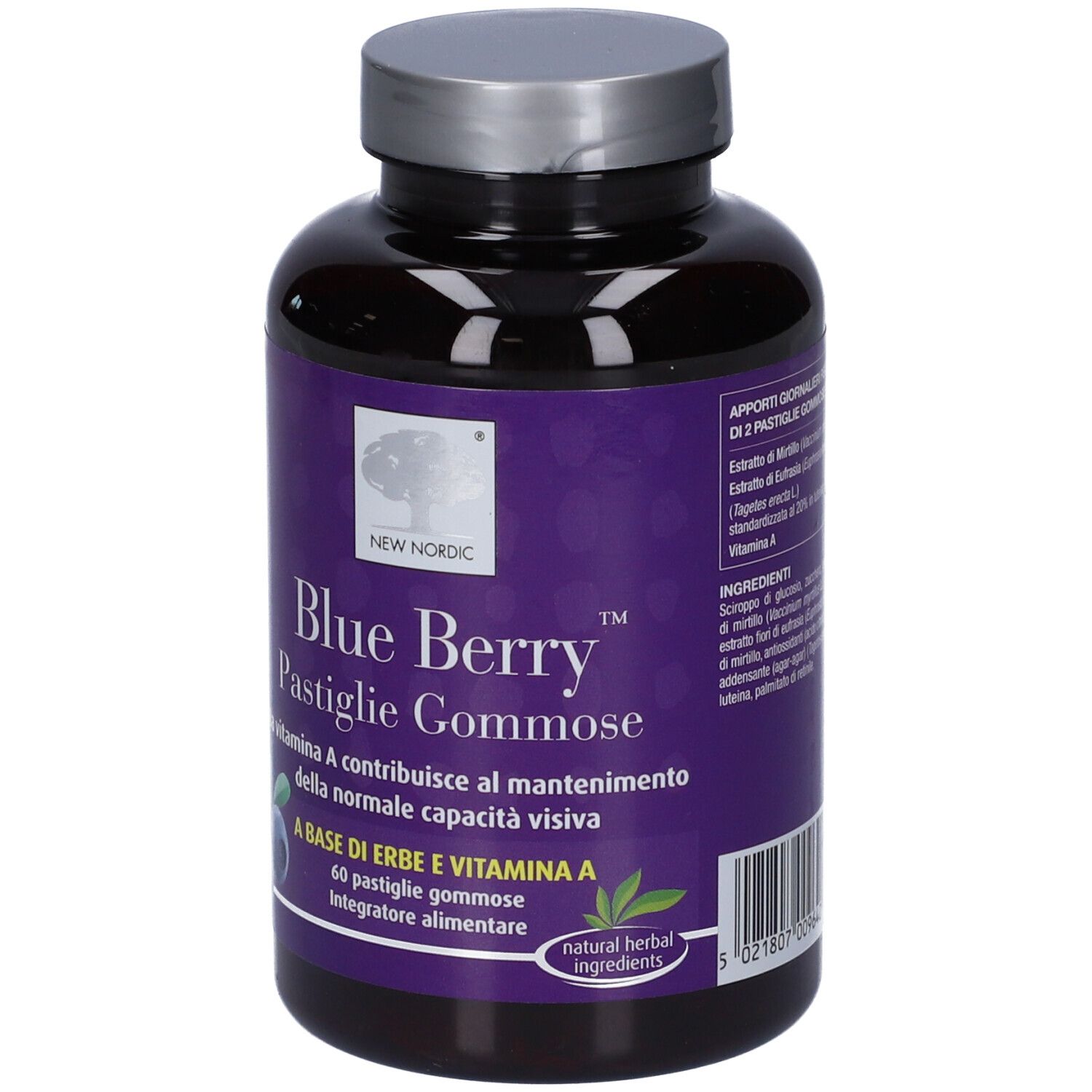Blue Berry 60 Pastiglie Gommose