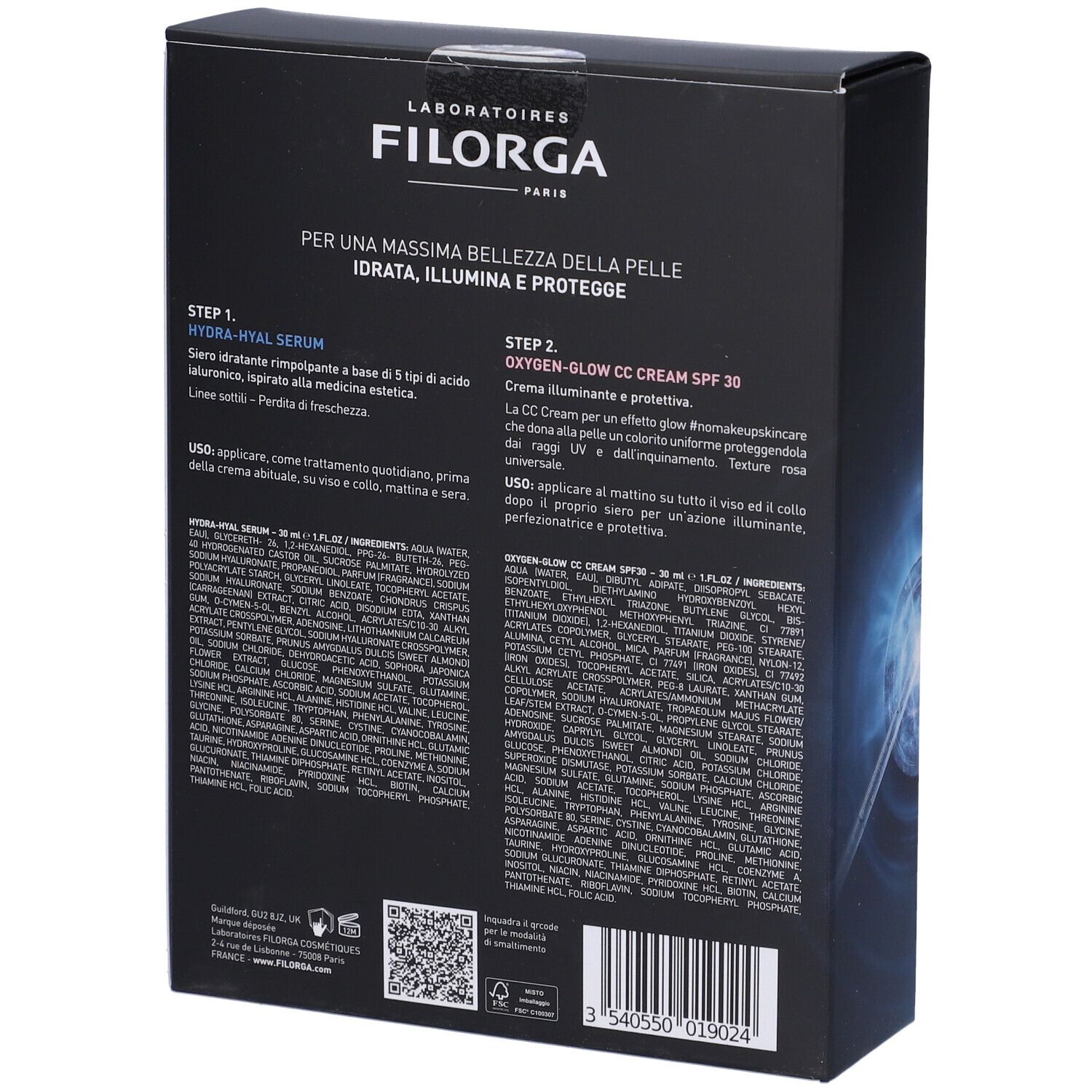 Filorga Cofanetto Protocollo Idratazione e Luminosità
