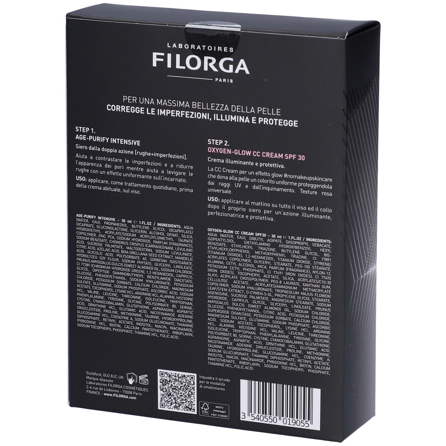 Filorga Cofanetto Protocollo Anti-Imperfezioni e Luminosità