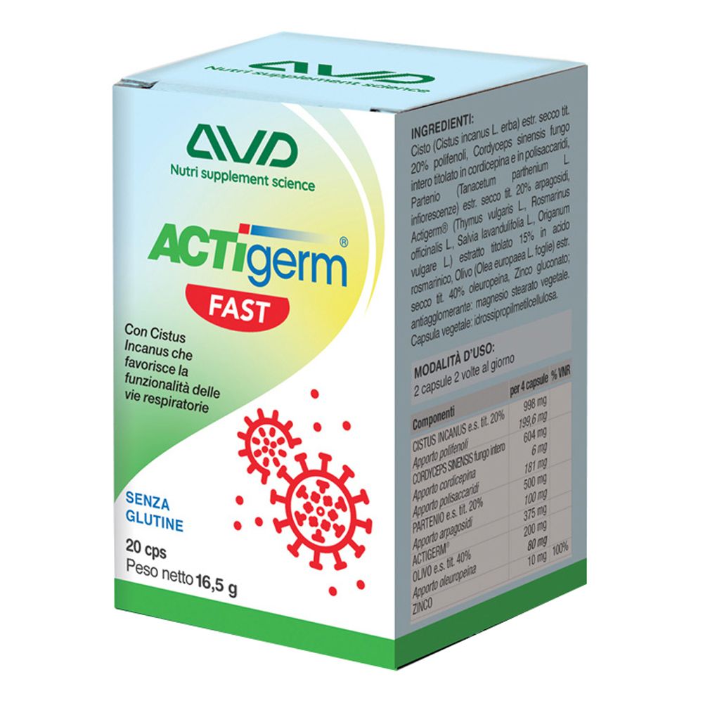 Actigerm Fast 20 Capsule