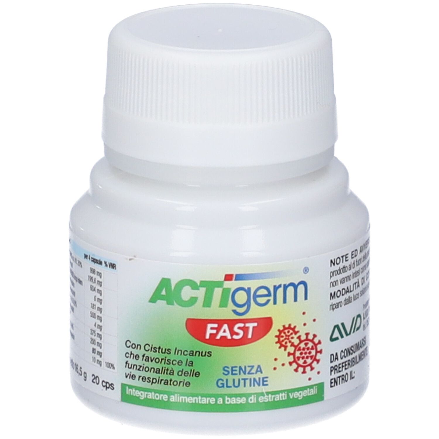 Actigerm Fast 20 Capsule
