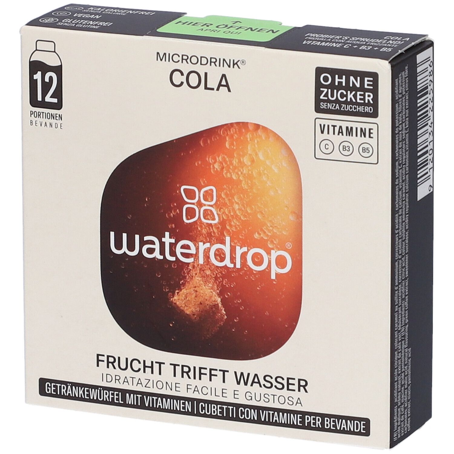 Waterdrop Microdrink Cola in Cubetti