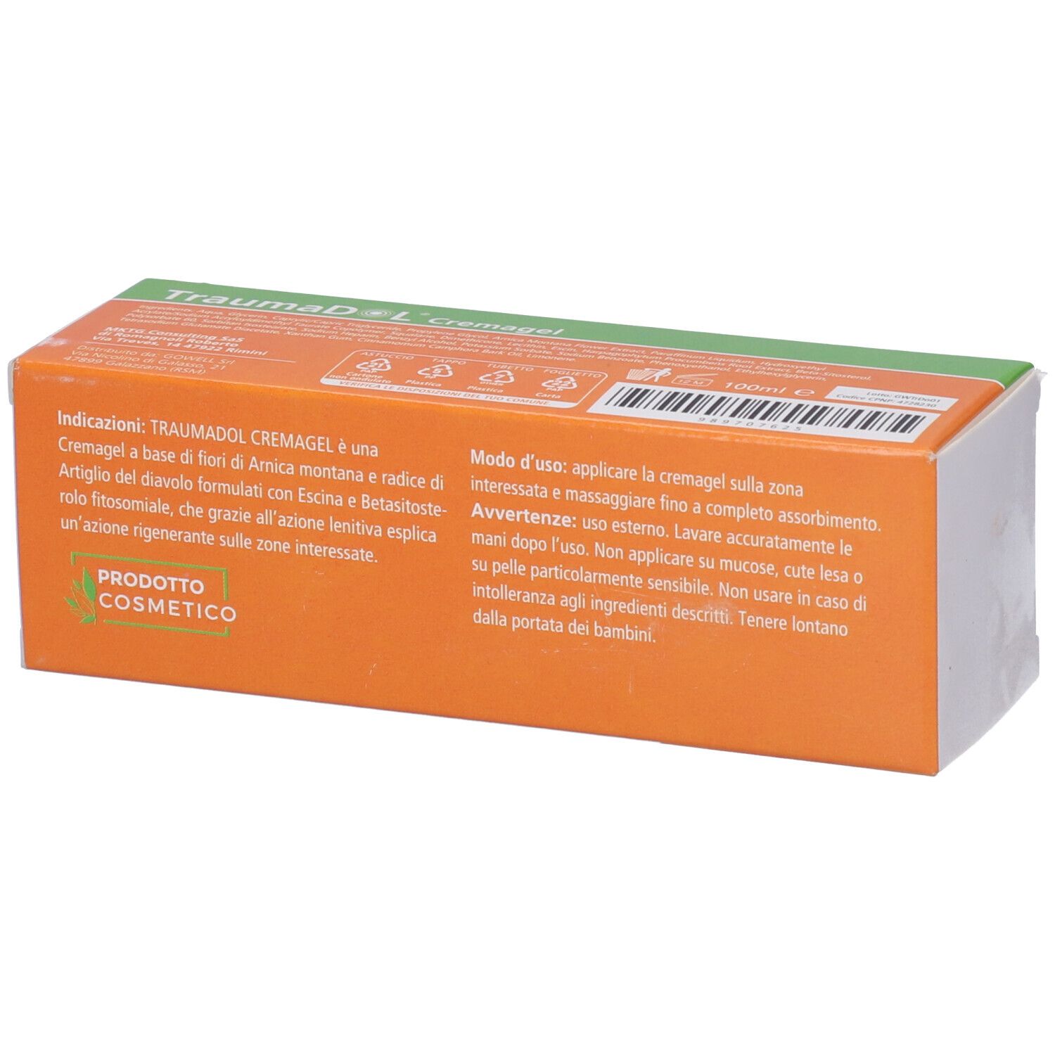 Traumadol Cremagel 100 Ml