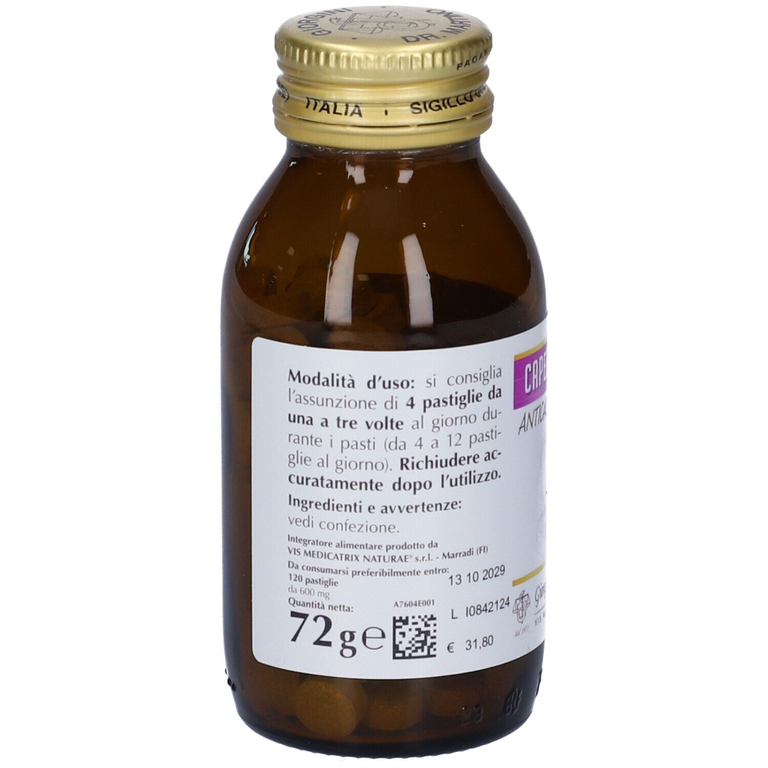 Capello Sano Anticaduta Donna 120 Pastiglie