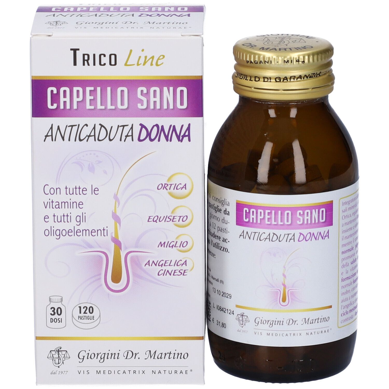 Capello Sano Anticaduta Donna 120 Pastiglie