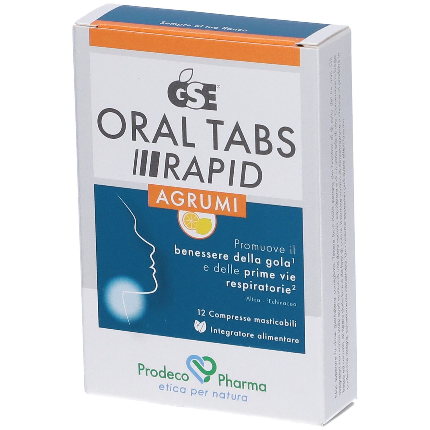 Gse Oral Tabs Rapid Agrumi 12 Compresse Masticabili
