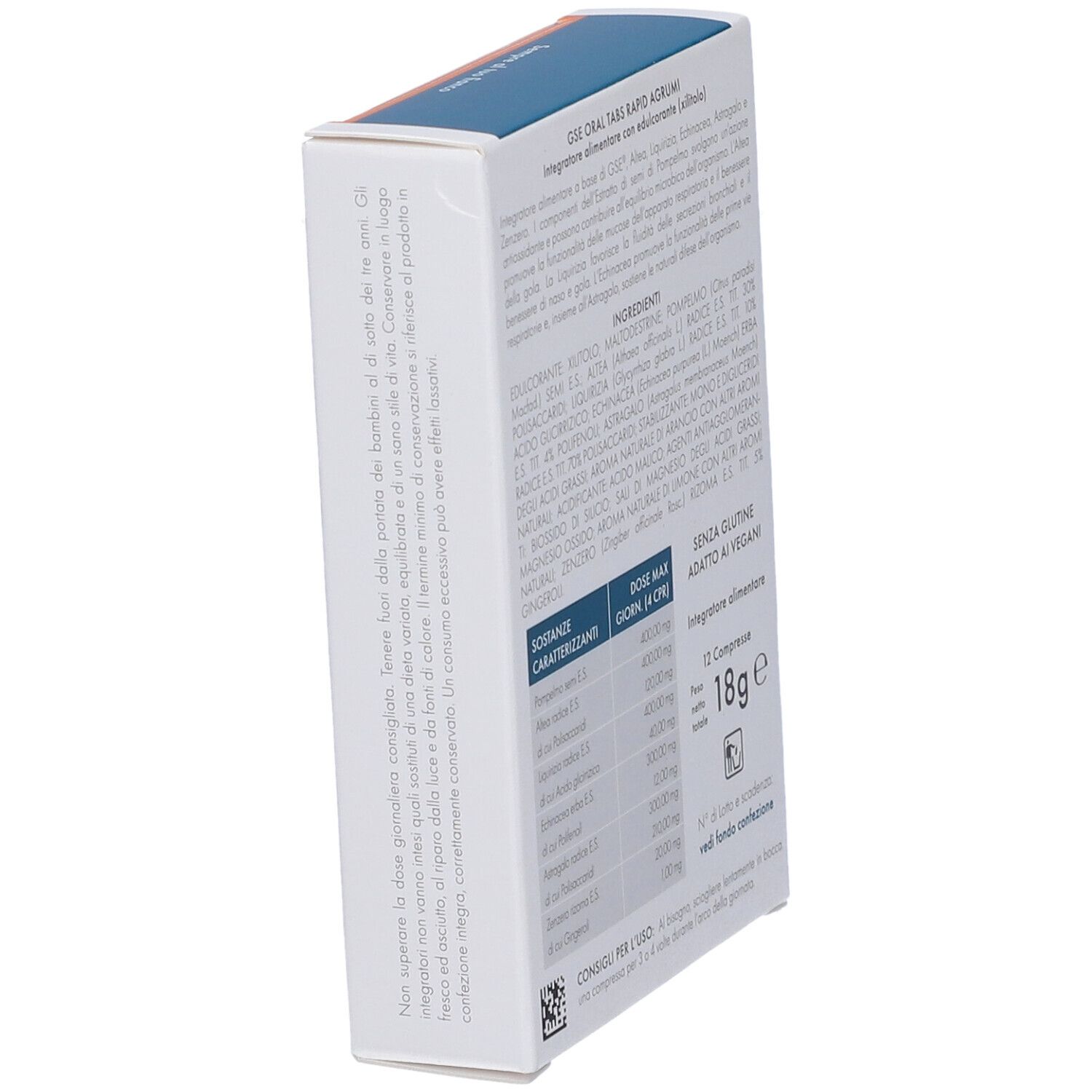 Gse Oral Tabs Rapid Agrumi 12 Compresse Masticabili