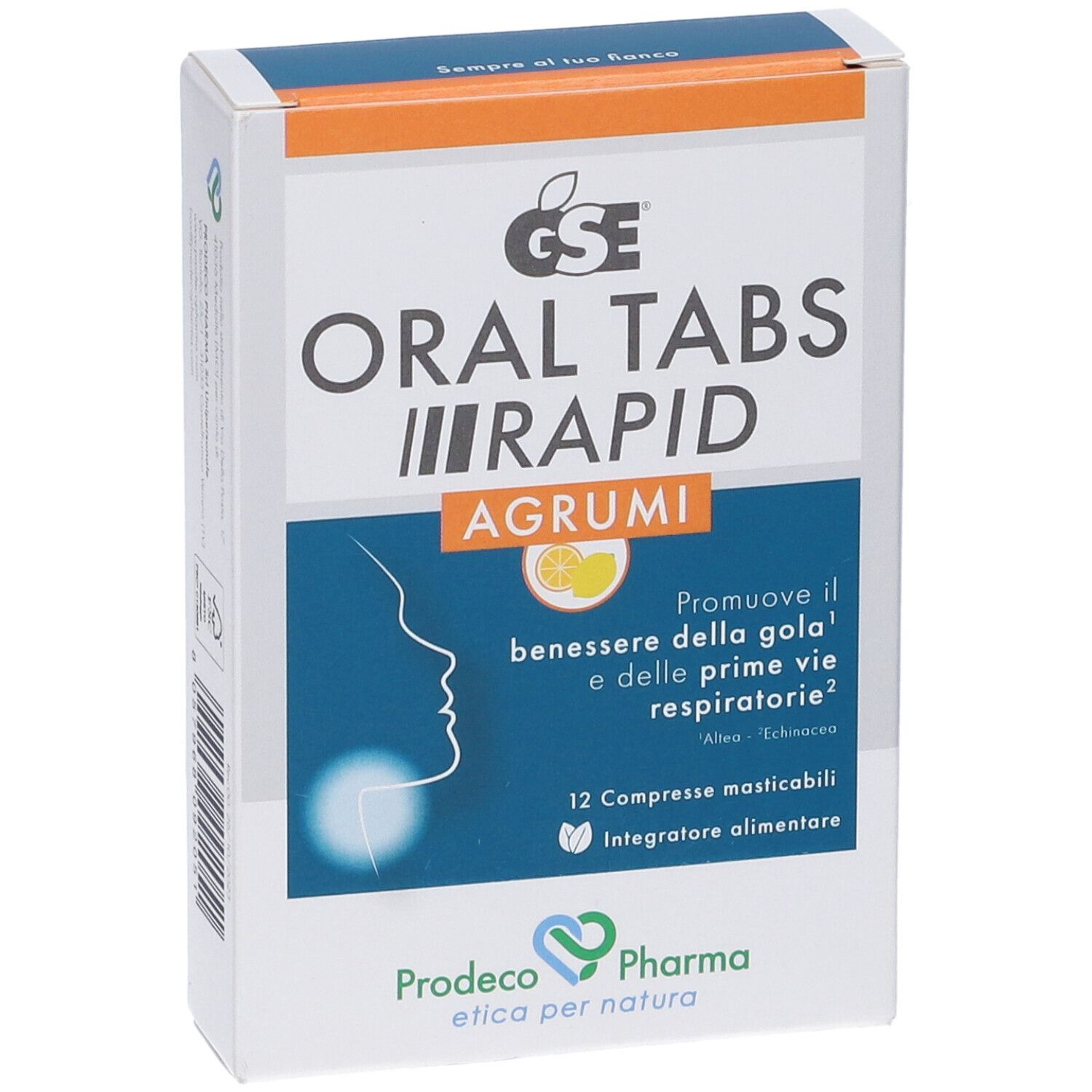 Gse Oral Tabs Rapid Agrumi 12 Compresse Masticabili