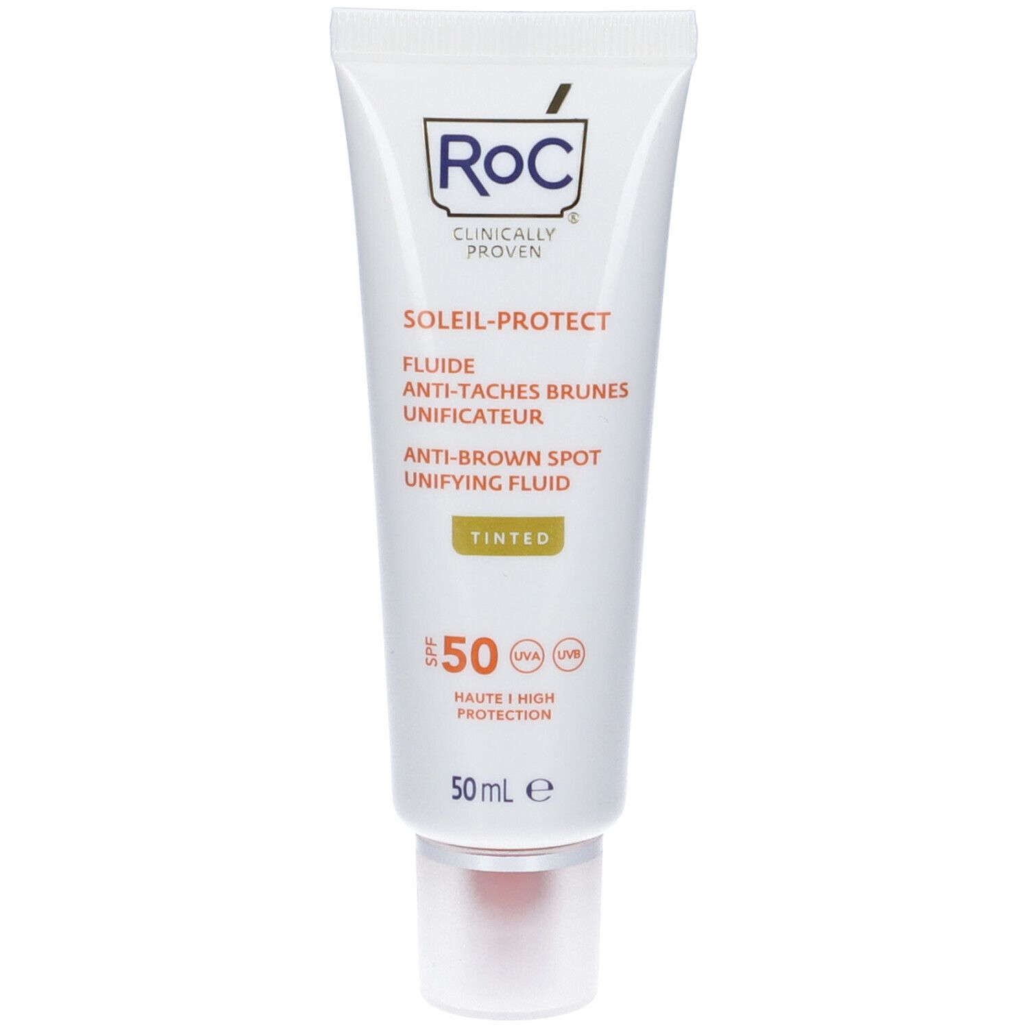 Soleil Protect Fluido Viso Uniformante Anti Macchie SPF50+