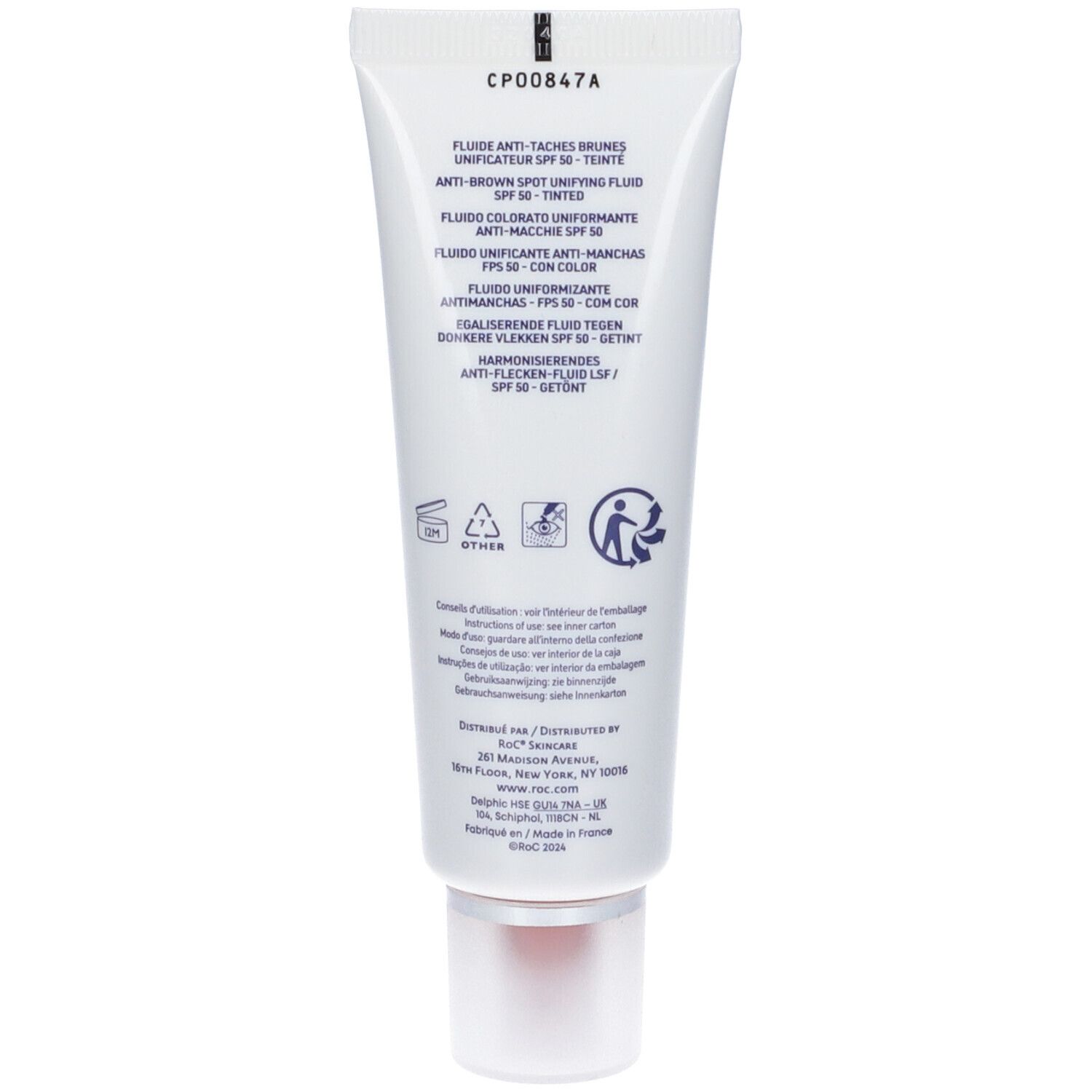 Soleil Protect Fluido Viso Uniformante Anti Macchie SPF50+