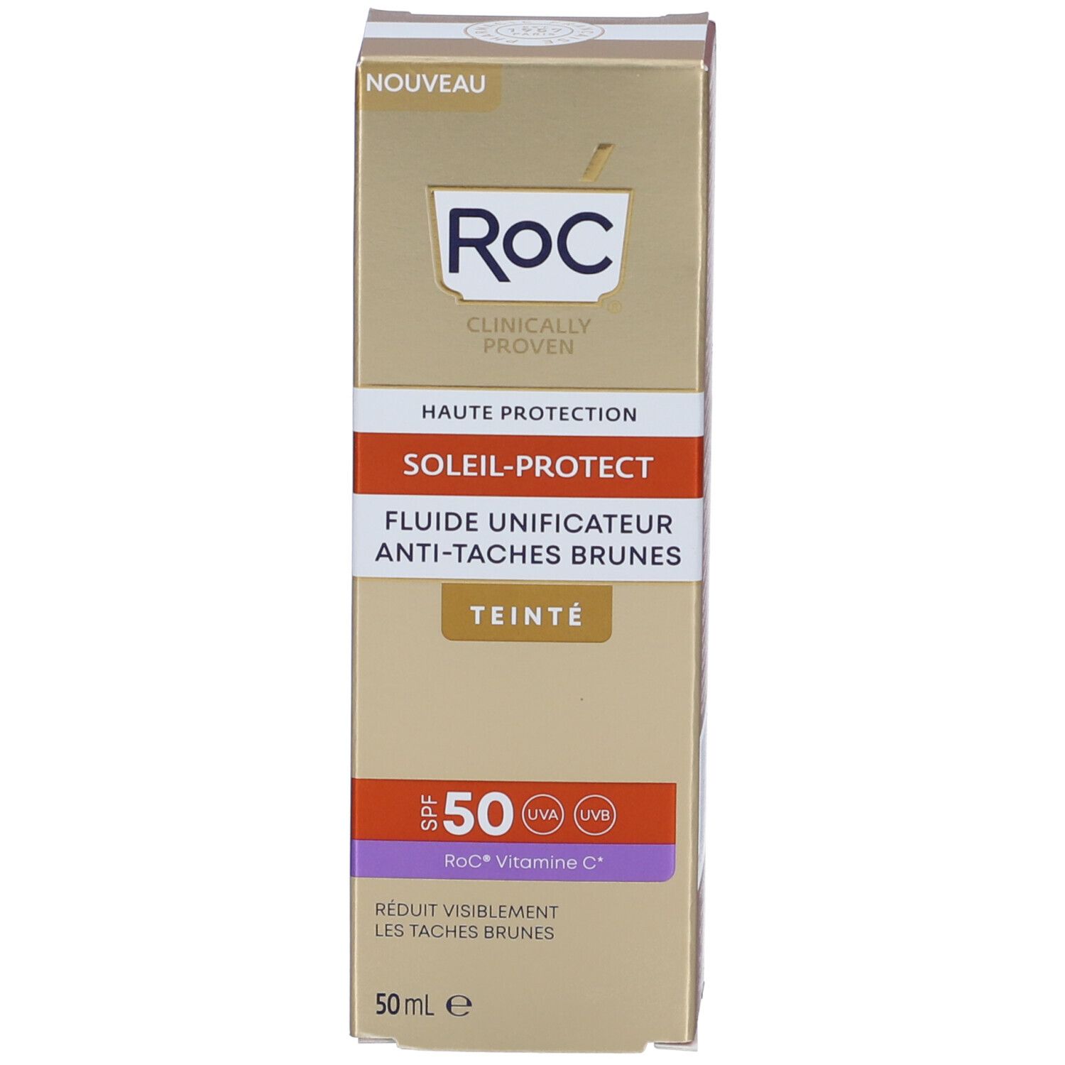 Soleil Protect Fluido Viso Uniformante Anti Macchie SPF50+