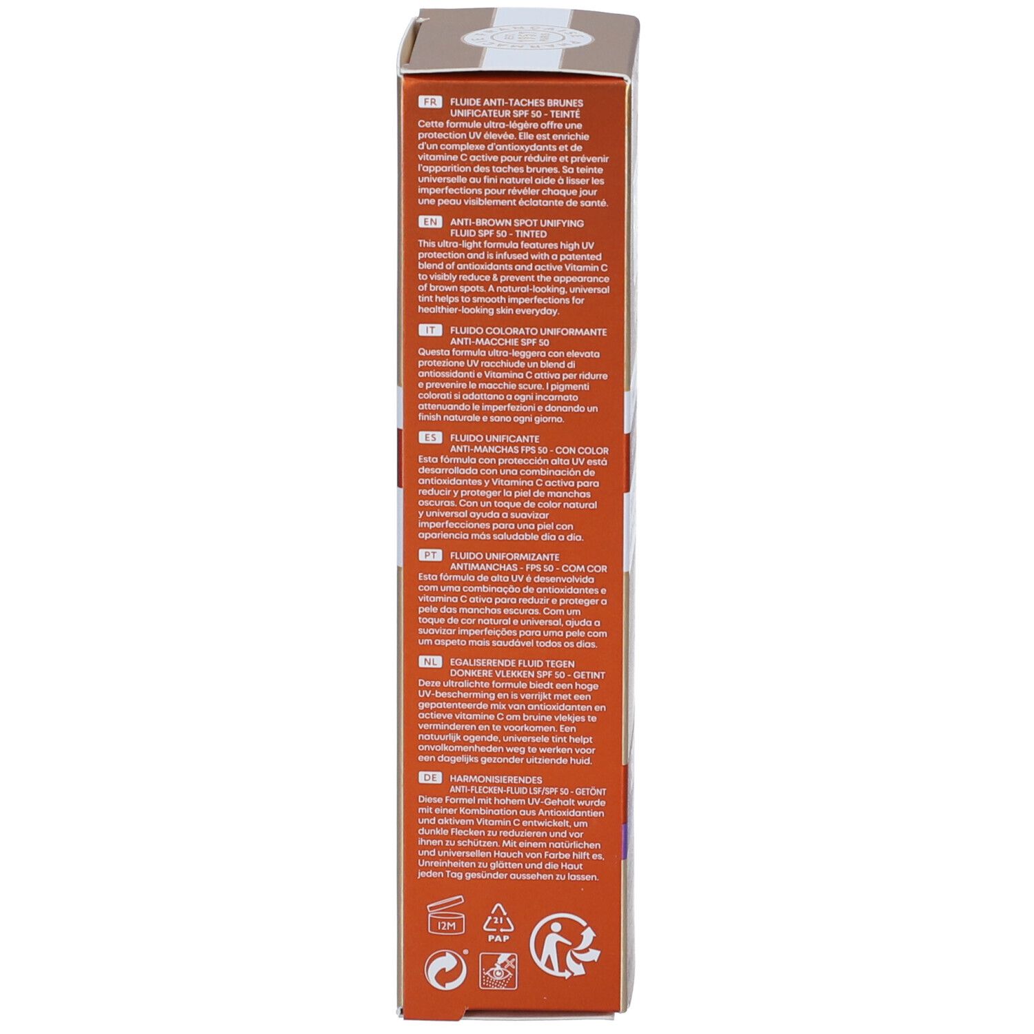 Soleil Protect Fluido Viso Uniformante Anti Macchie SPF50+