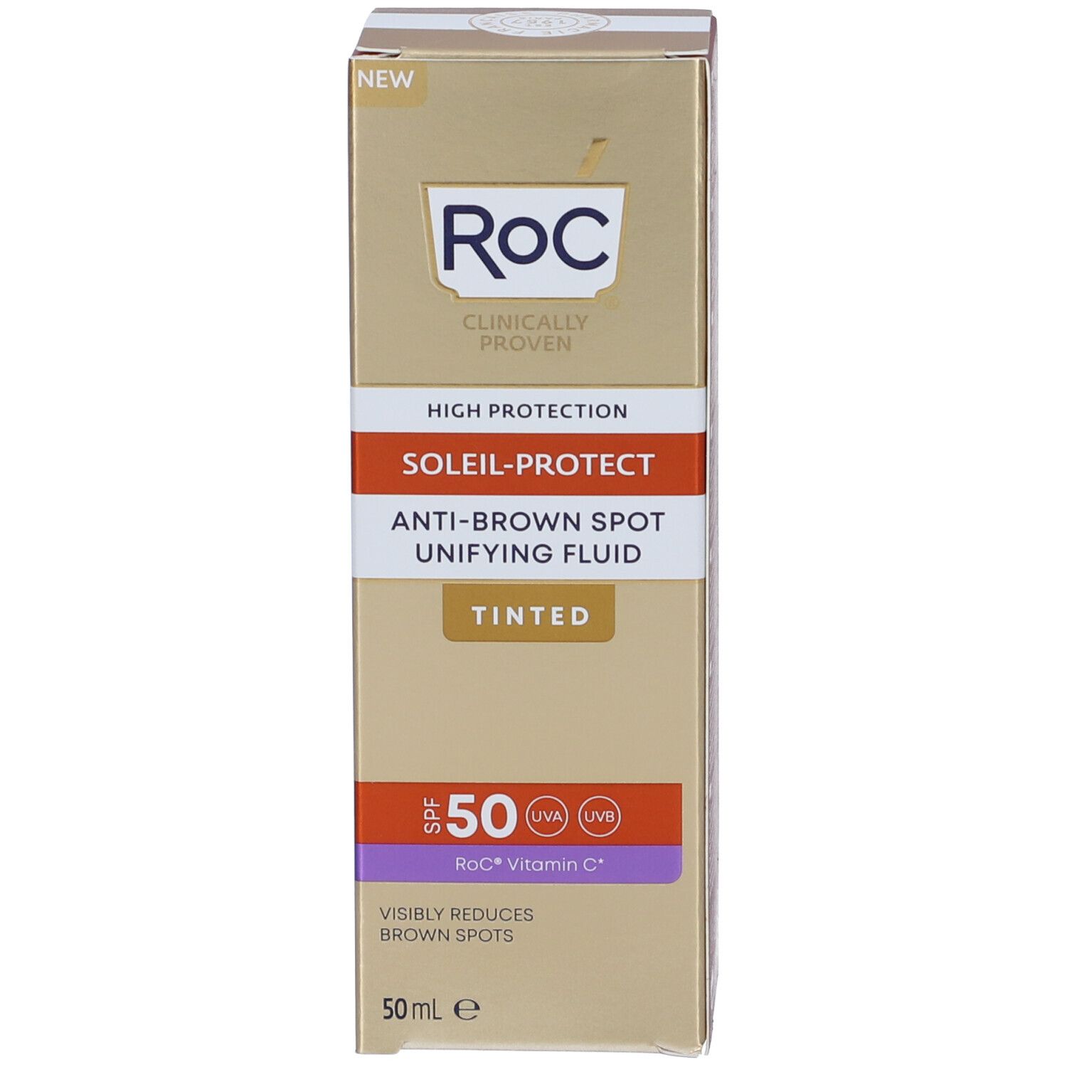 Soleil Protect Fluido Viso Uniformante Anti Macchie SPF50+