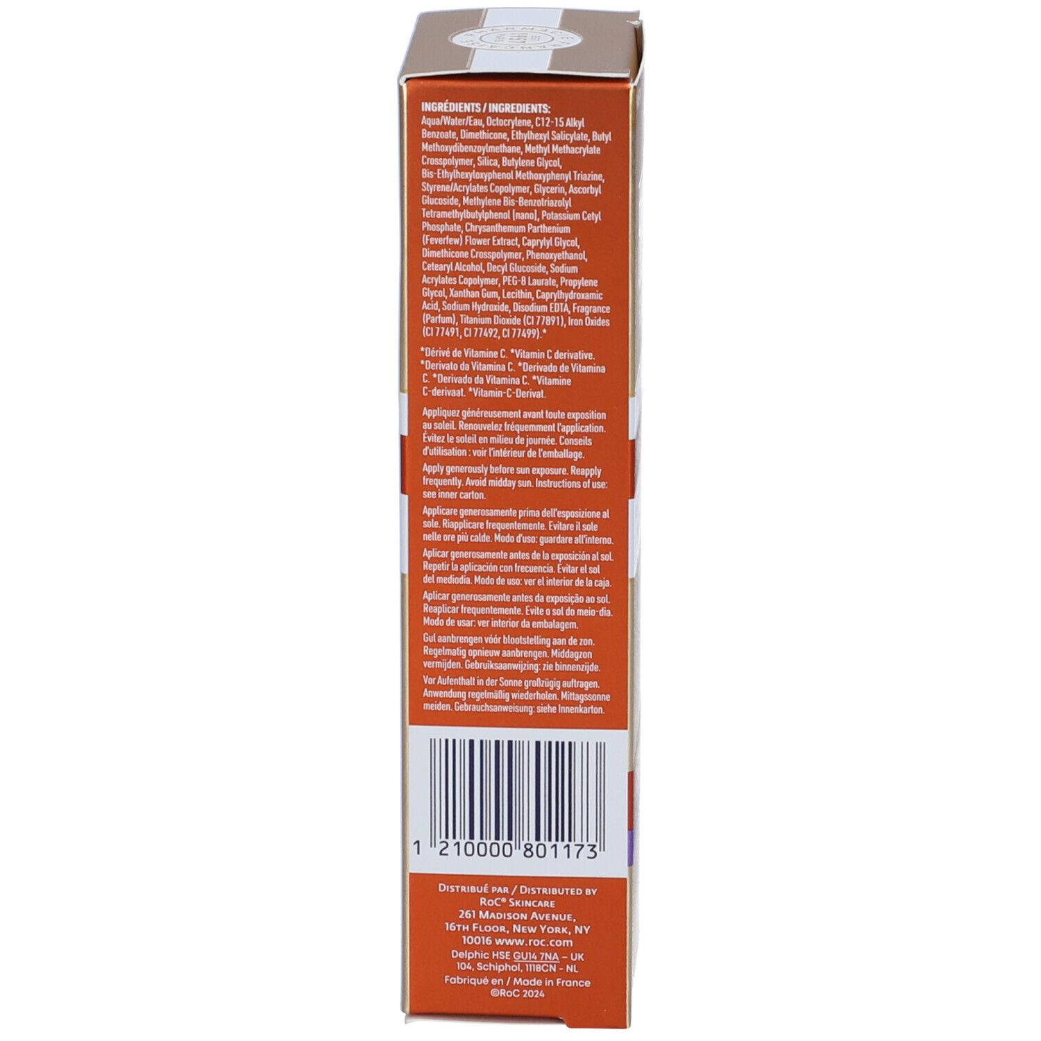 Soleil Protect Fluido Viso Uniformante Anti Macchie SPF50+