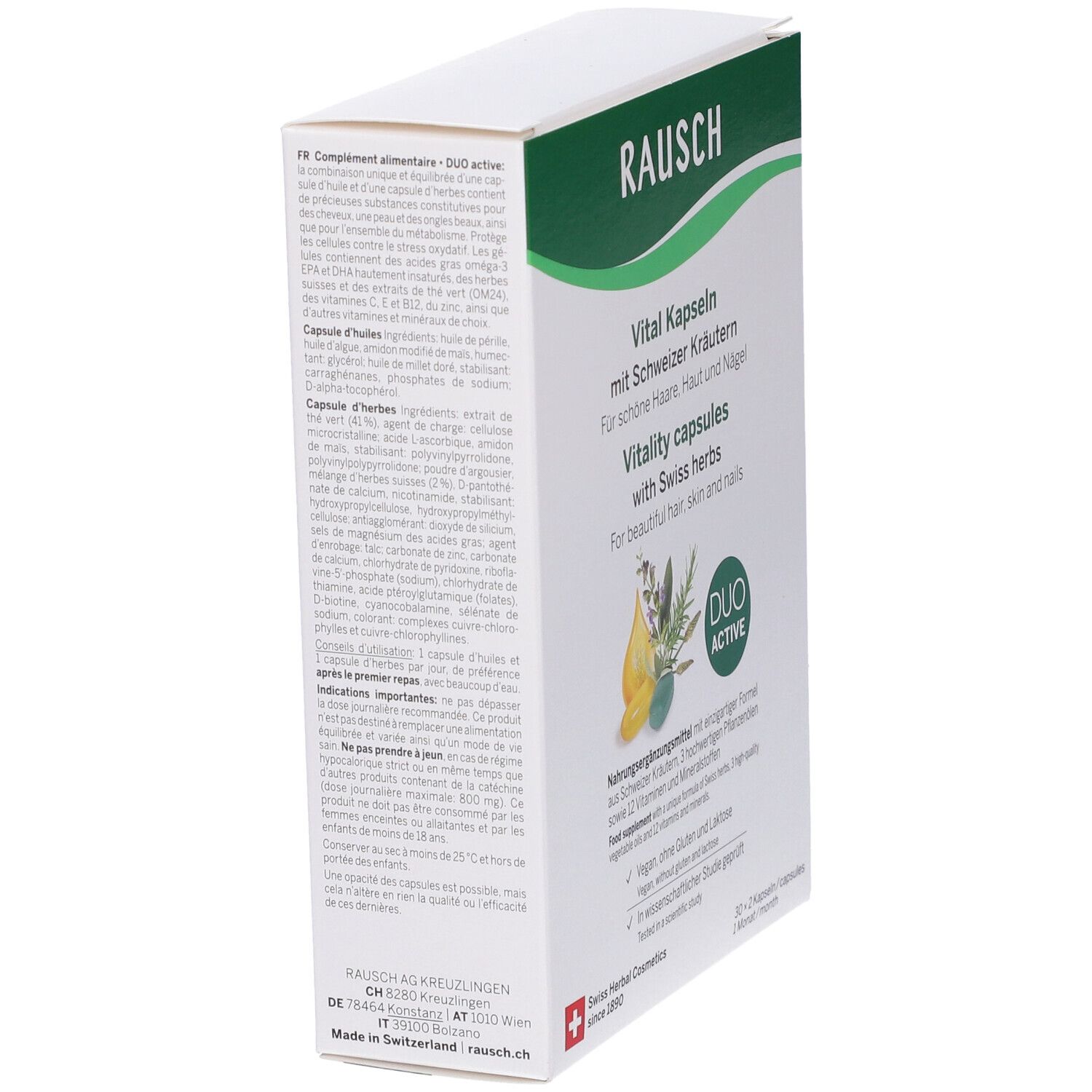 Rausch Capsule Vitalita' Alle Erbe Svizzere Capsule