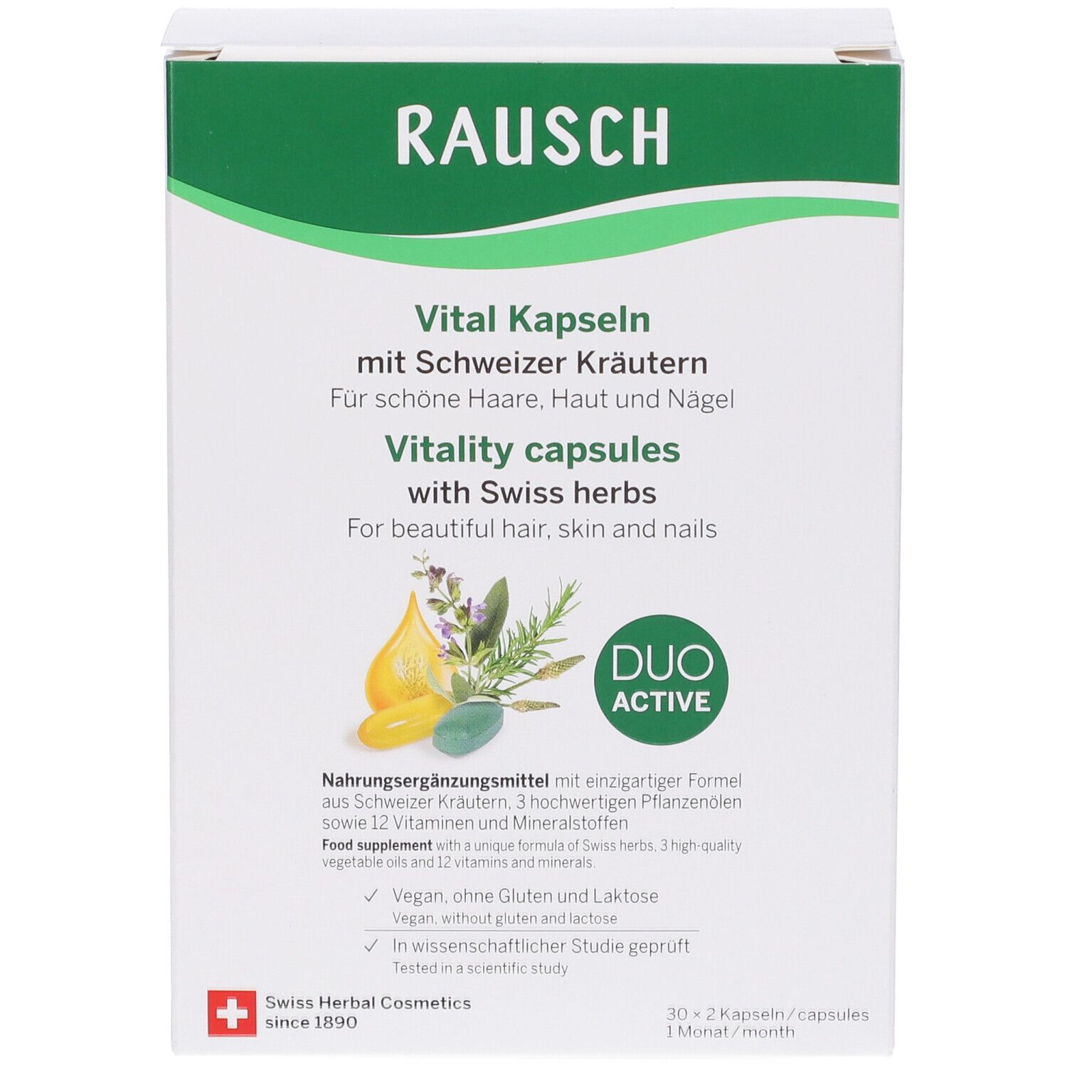 Rausch Capsule Vitalita' Alle Erbe Svizzere Capsule