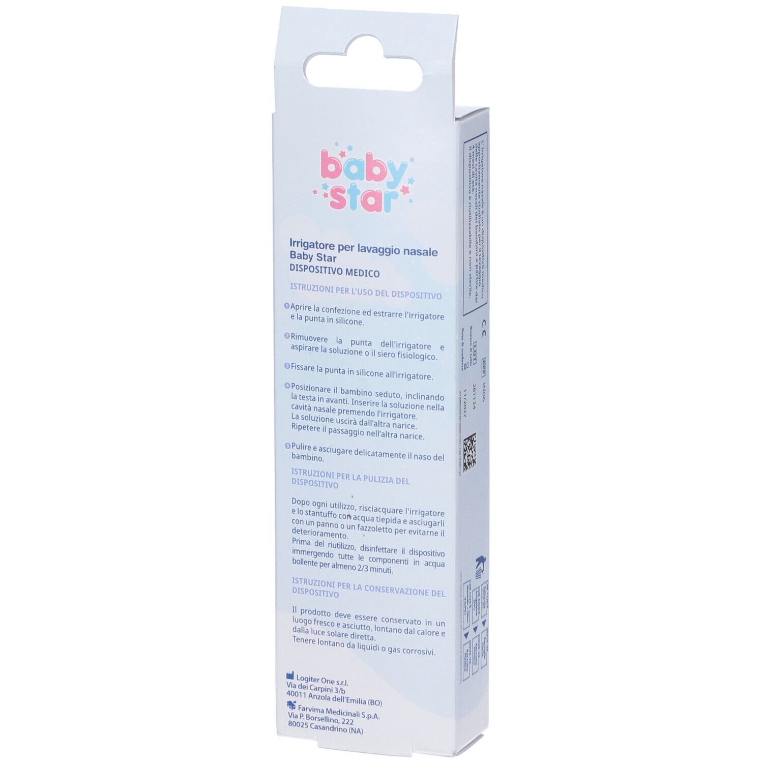 Irrigatore Lavaggio Nasale Baby Star 2 Pezzi