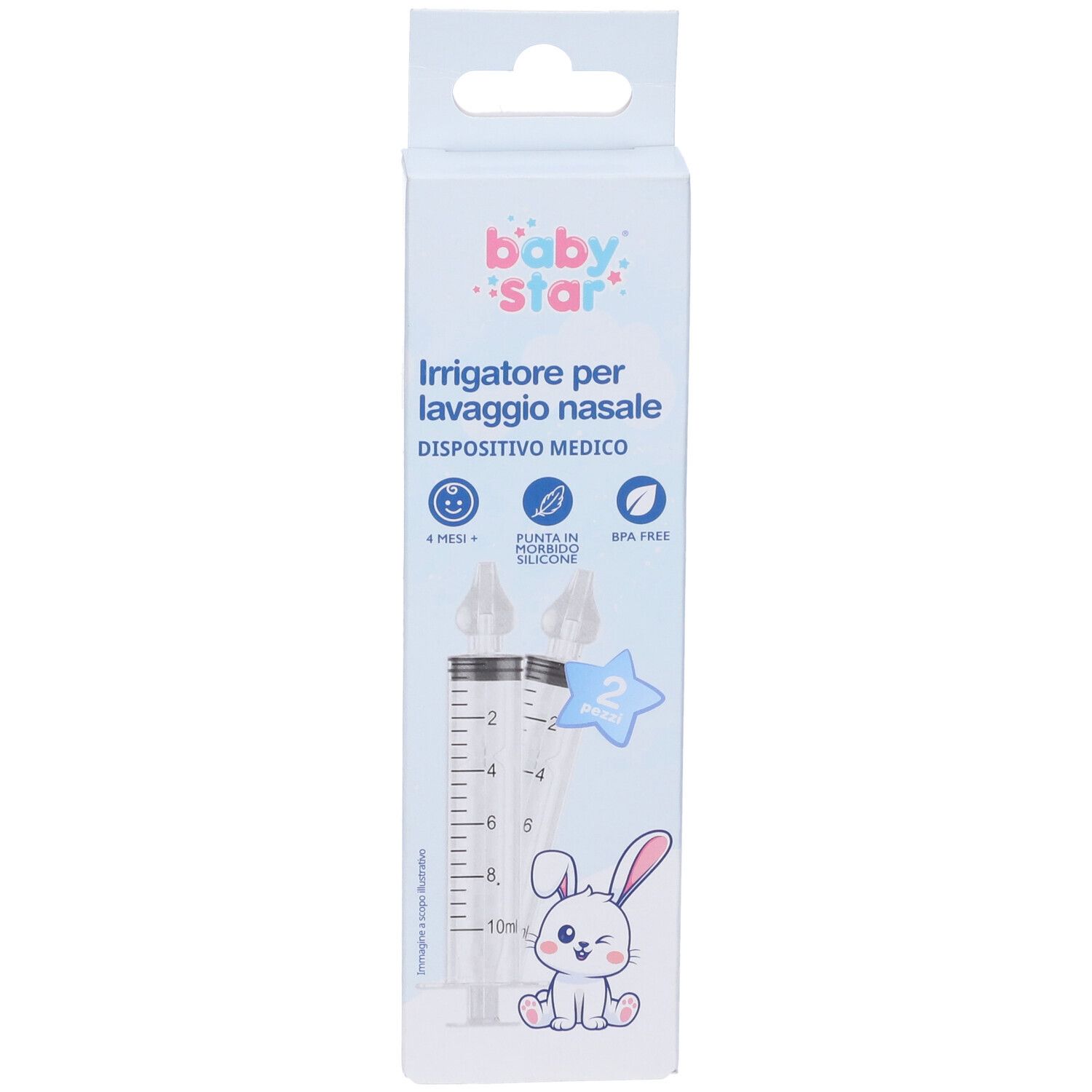 Irrigatore Lavaggio Nasale Baby Star 2 Pezzi