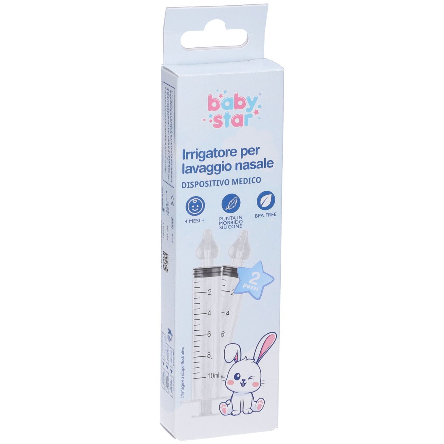 Irrigatore Lavaggio Nasale Baby Star 2 Pezzi