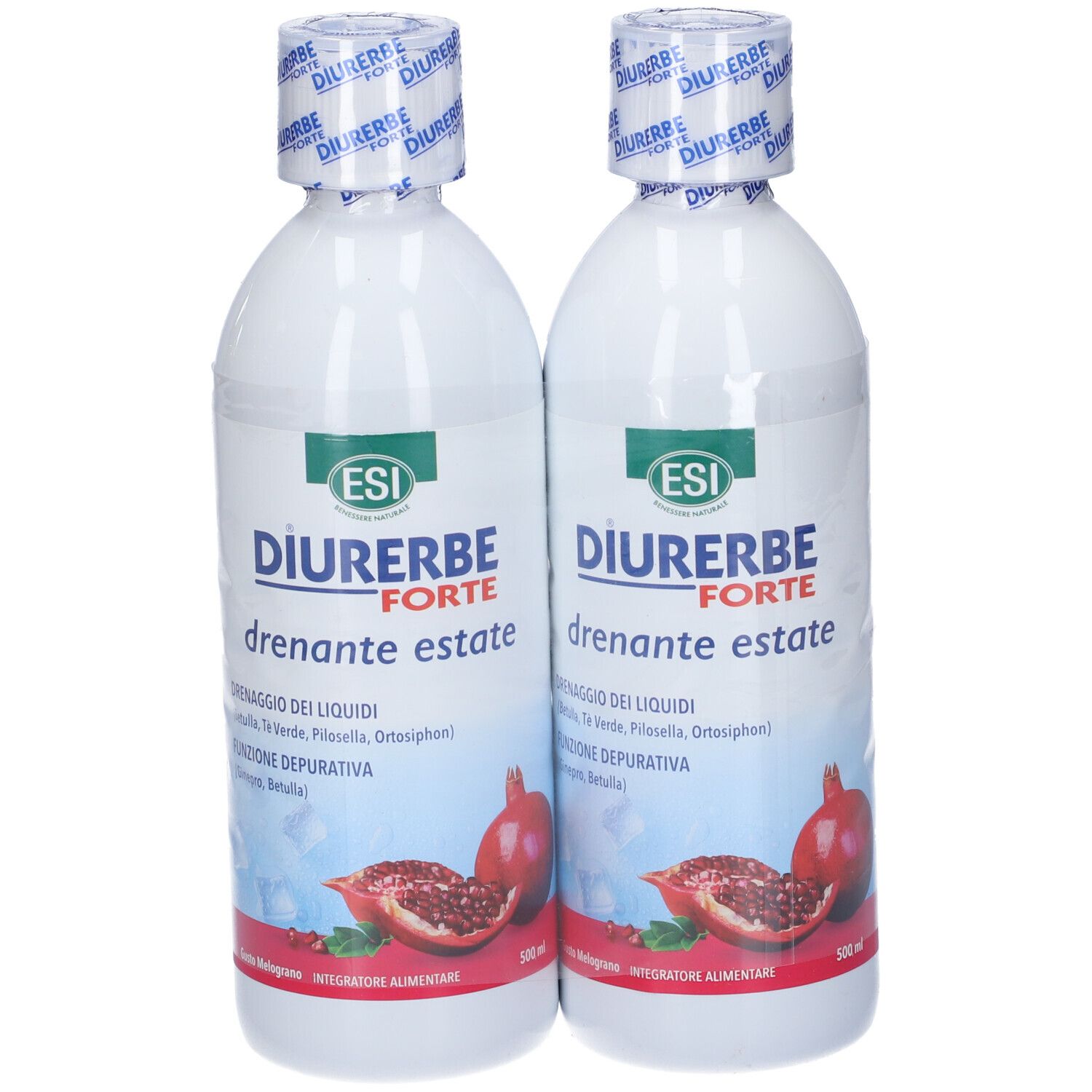 ESI Diurerbe Forte Drenante Estate Gusto Melograno Pack Doppio