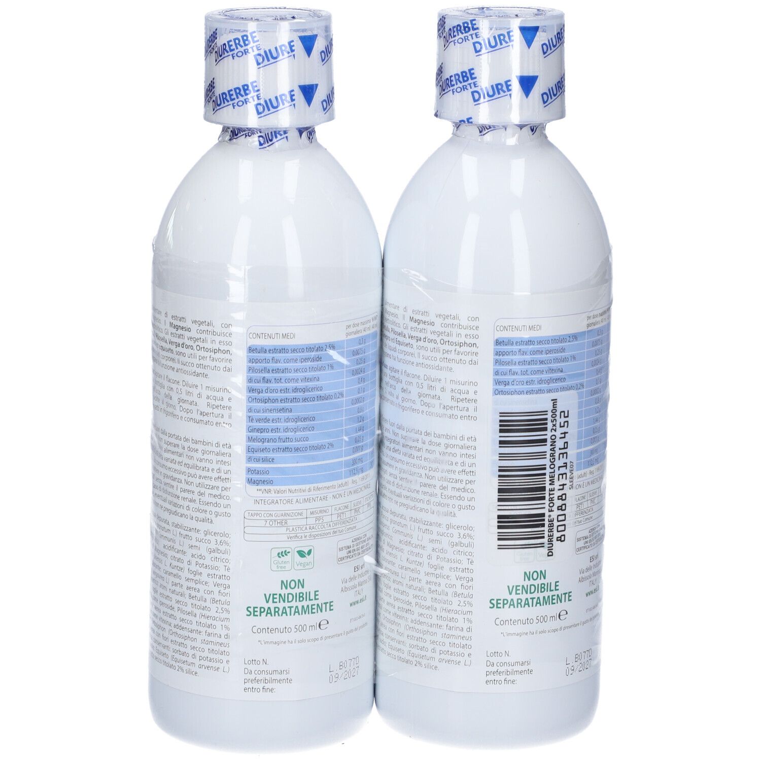 ESI Diurerbe Forte Drenante Estate Gusto Melograno Pack Doppio