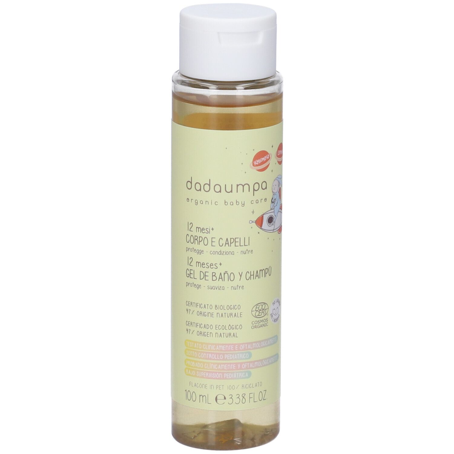 Dadaumpa Detergente Corpo e Capelli 12+ Mesi Certificato BIO 100ml