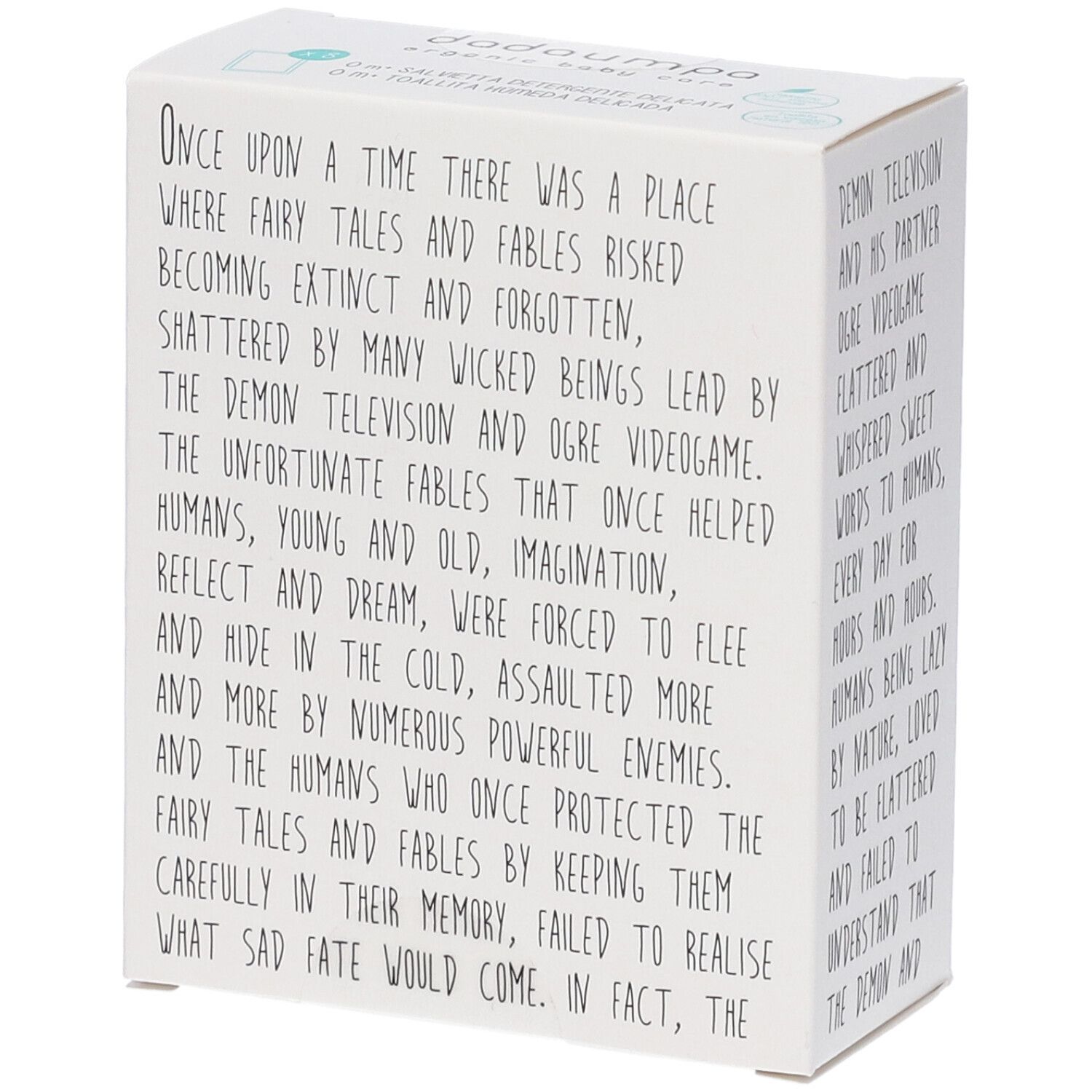 Dadaumpa Astuccio Con 8 Salviette Mono Uso Per Pelli Sensibili