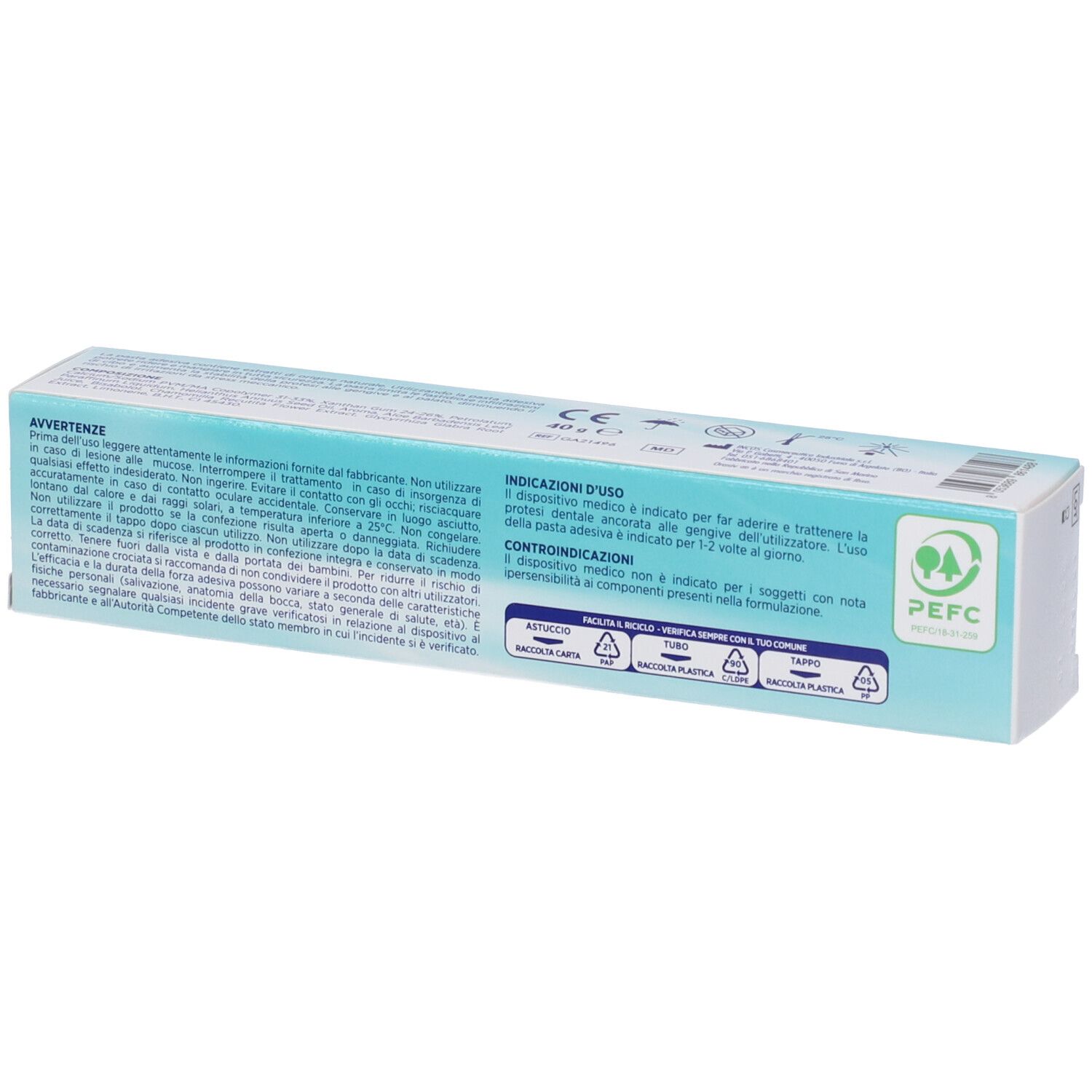 Orasiv Extra Neutral Pasta Adesiva per Dentiere