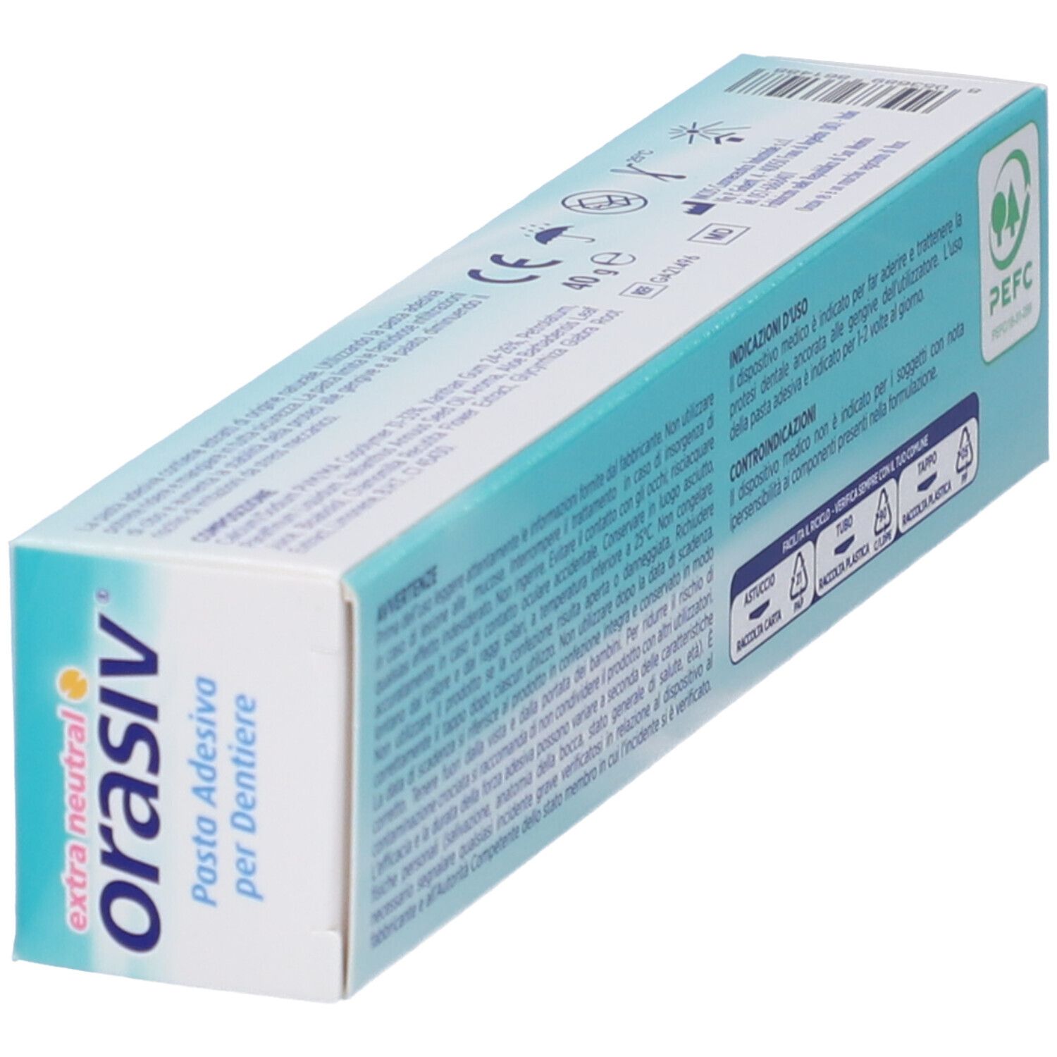 Orasiv Extra Neutral Pasta Adesiva per Dentiere