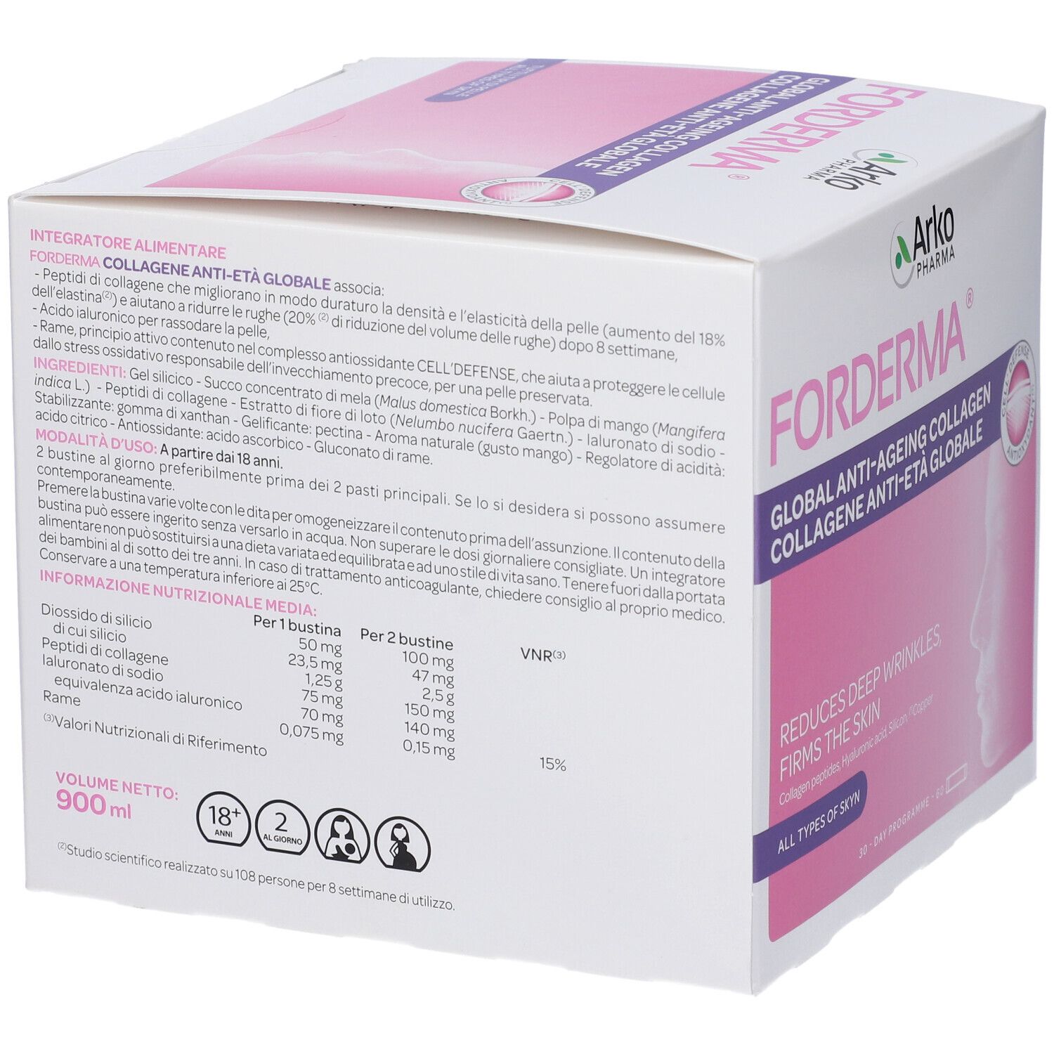 Arko Pharma Forderma Collagene Antietà Bustine