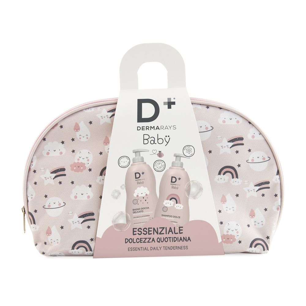 Dermarays Baby Pochette Kit B Essenziale Bagnodoccia + Shampoo Dolce