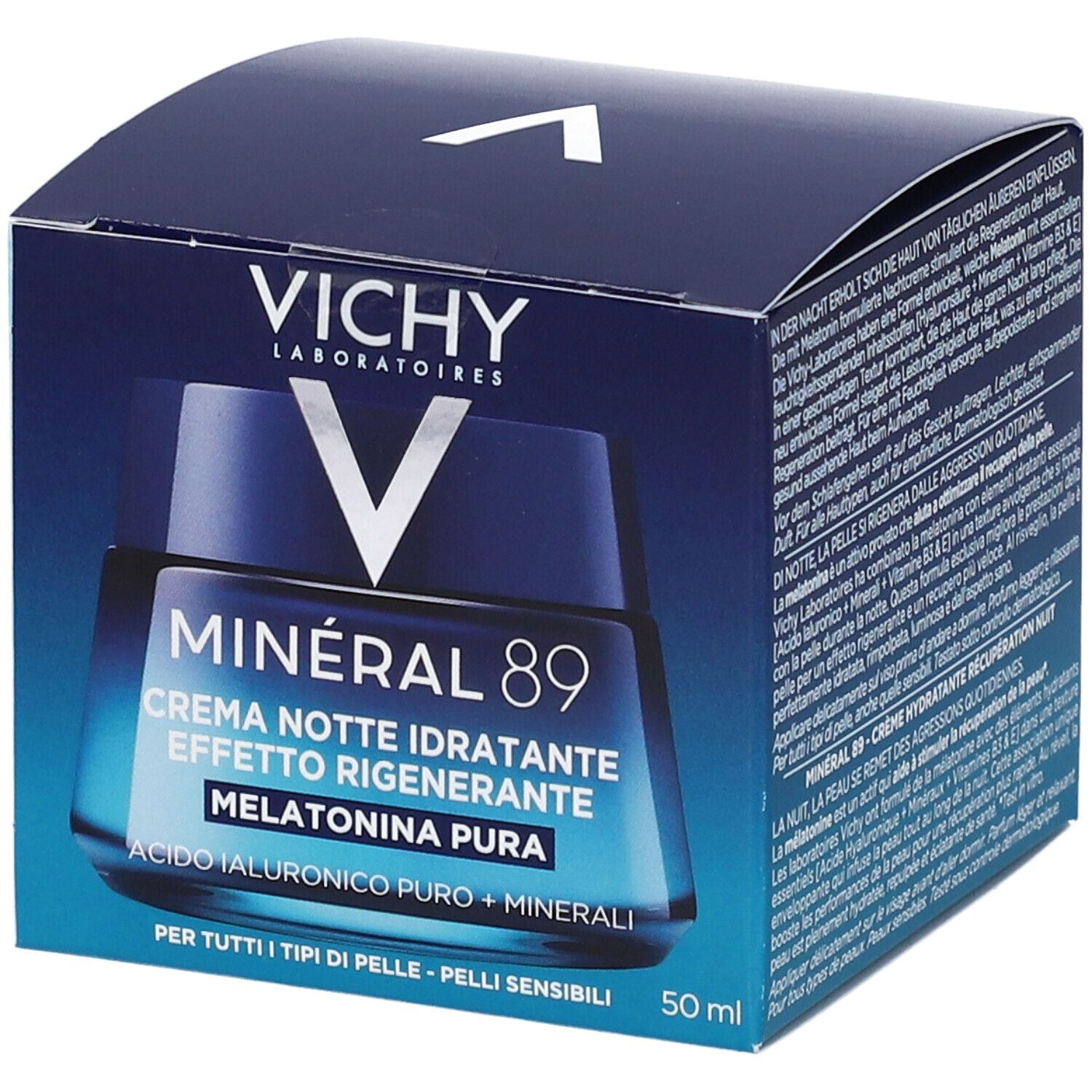 Vichy Mineral89 Crema Notte Idratante Effetto Rigenerante