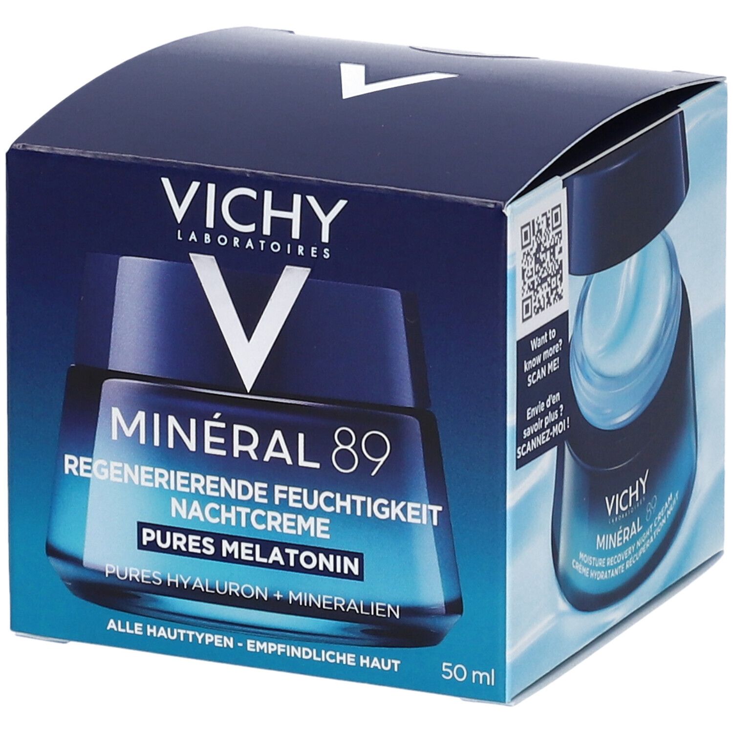 Vichy Mineral89 Crema Notte Idratante Effetto Rigenerante