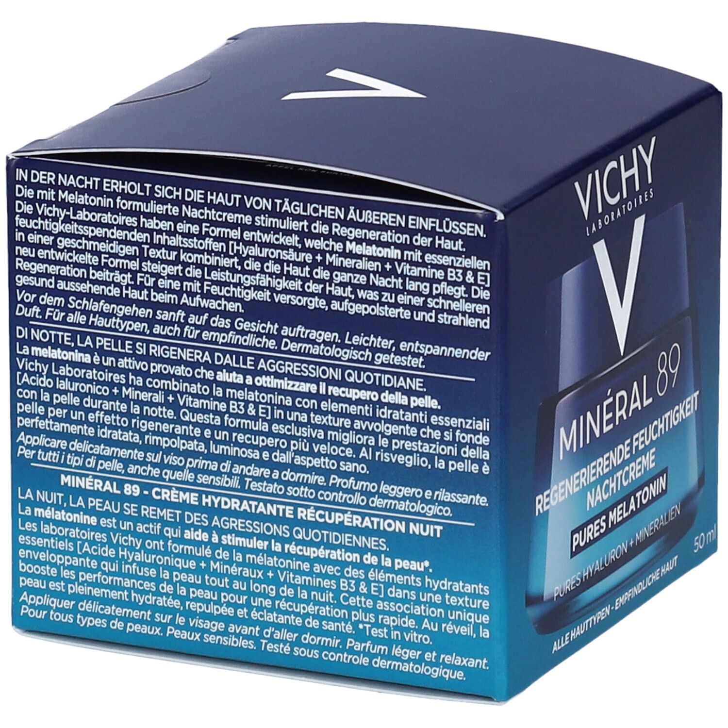 Vichy Mineral89 Crema Notte Idratante Effetto Rigenerante