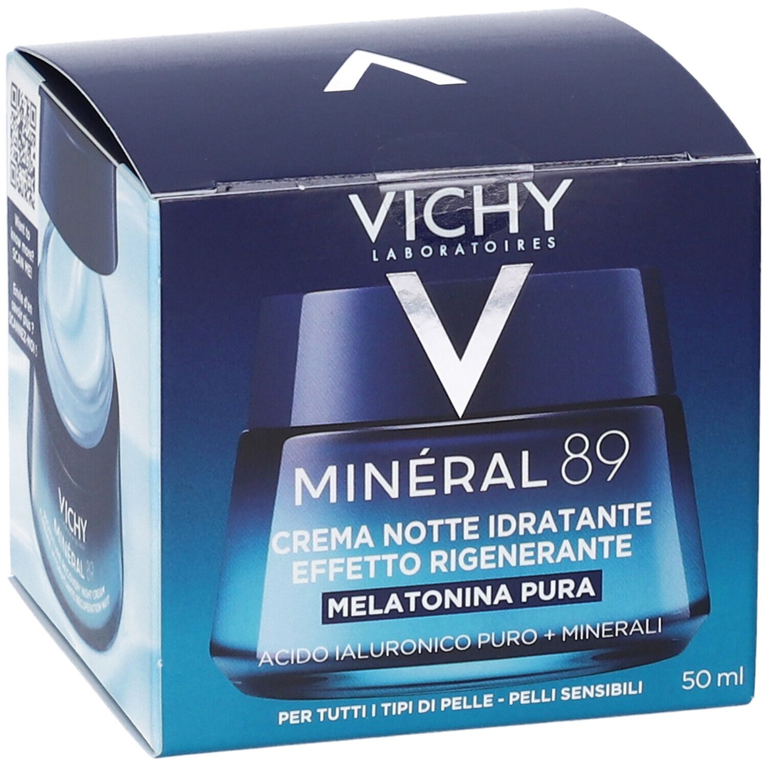 Vichy Mineral89 Crema Notte Idratante Effetto Rigenerante