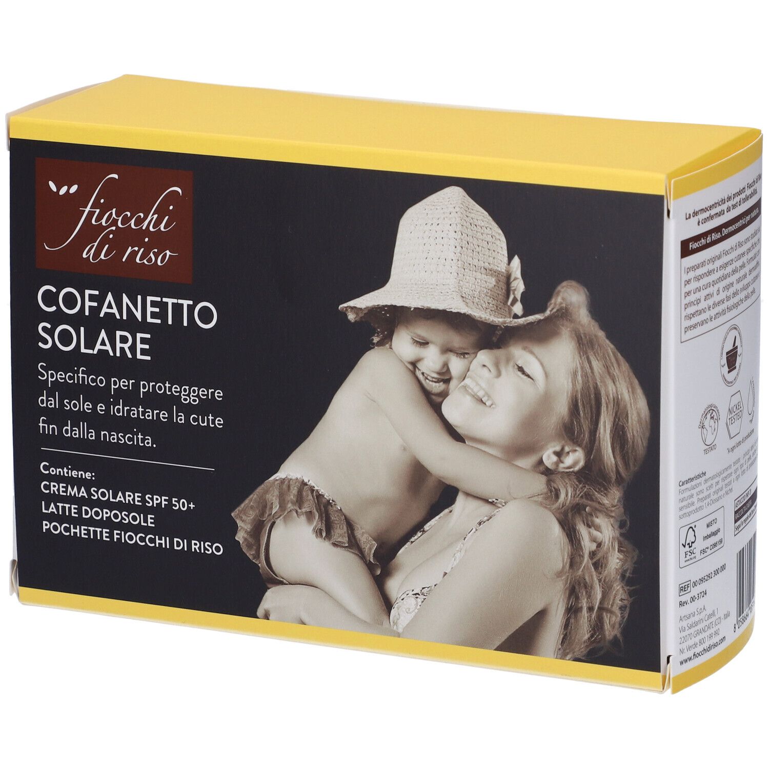 Fiocchi di Riso Cofanetto Solare con Pochette in Omaggio
