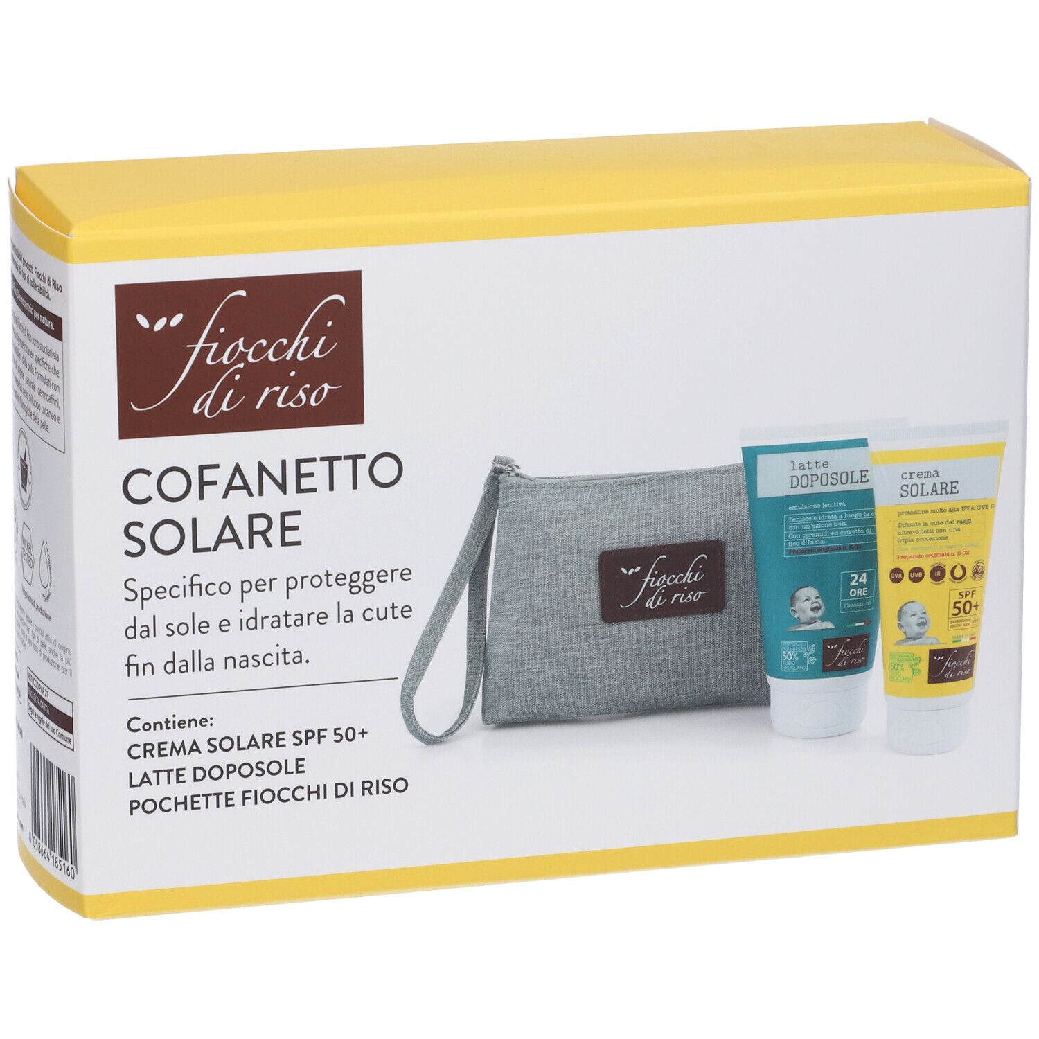 Fiocchi di Riso Cofanetto Solare con Pochette in Omaggio