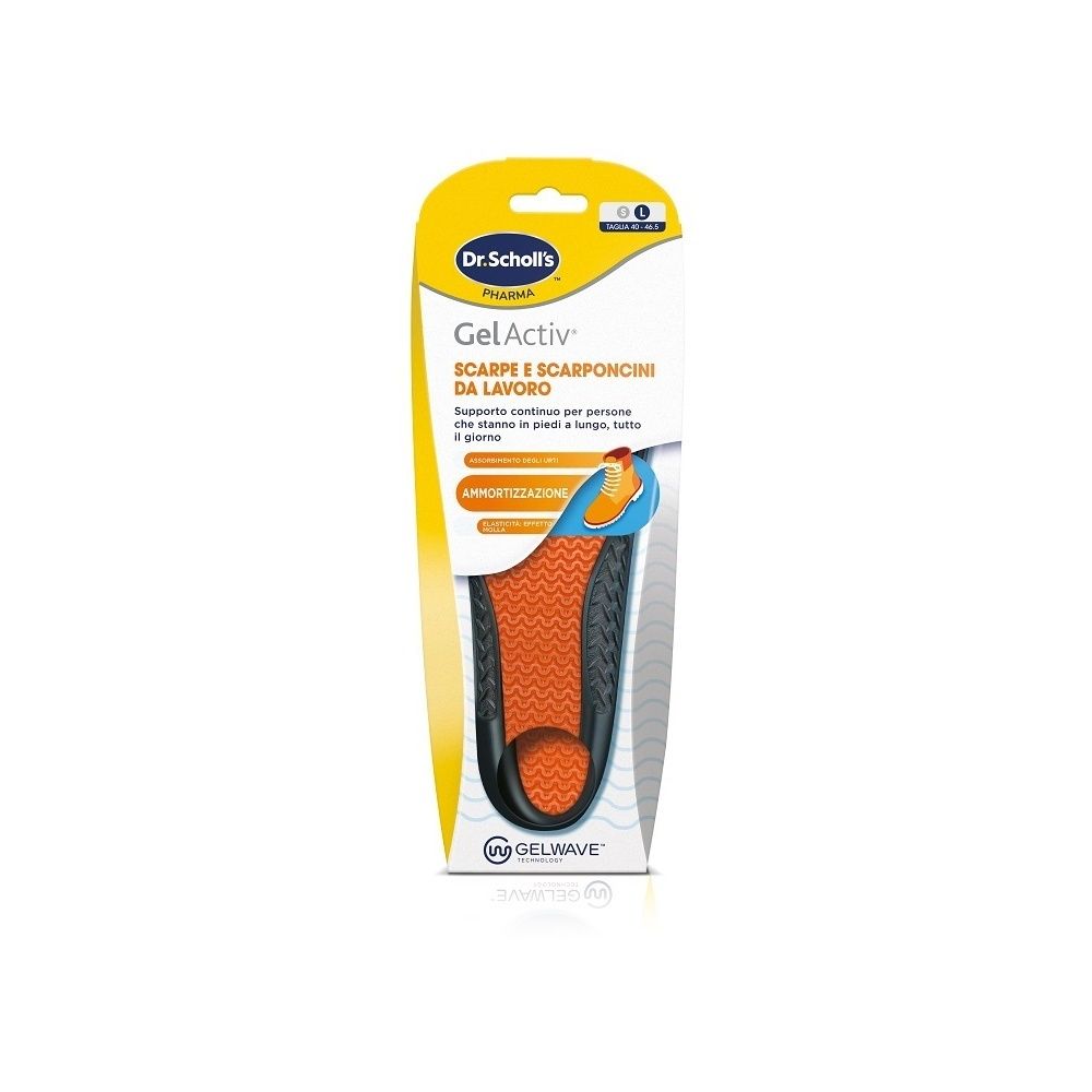 Scholl GelActiv Solette in Gel Scarpe e Scarponcini da Lavoro Misura L